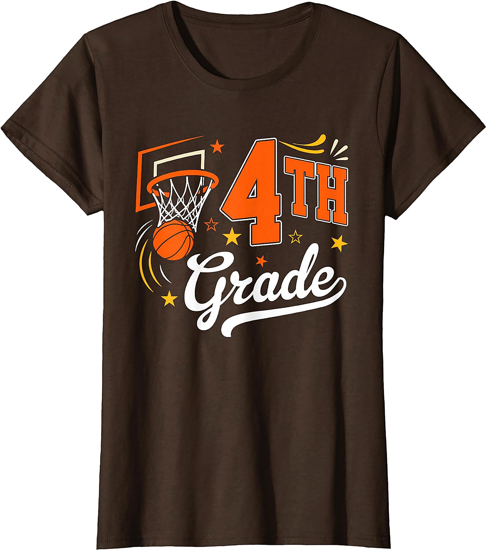 4th Grade Basketball Shirt | Back to School Teacher Student Tee