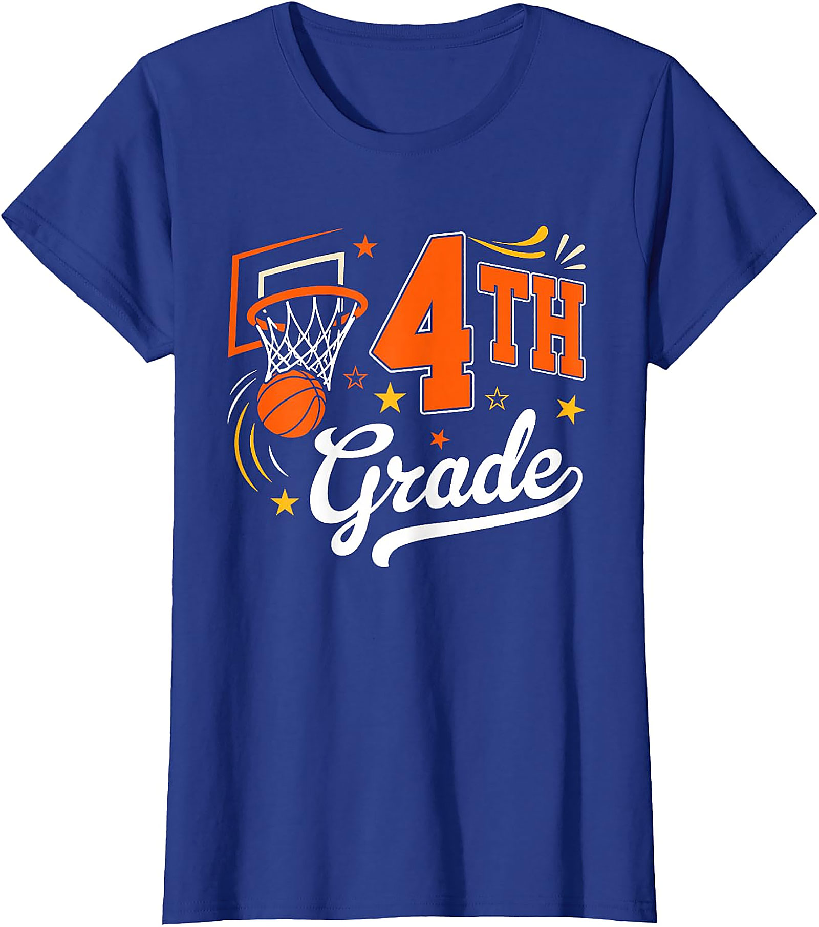 4th Grade Basketball Shirt | Back to School Teacher Student Tee