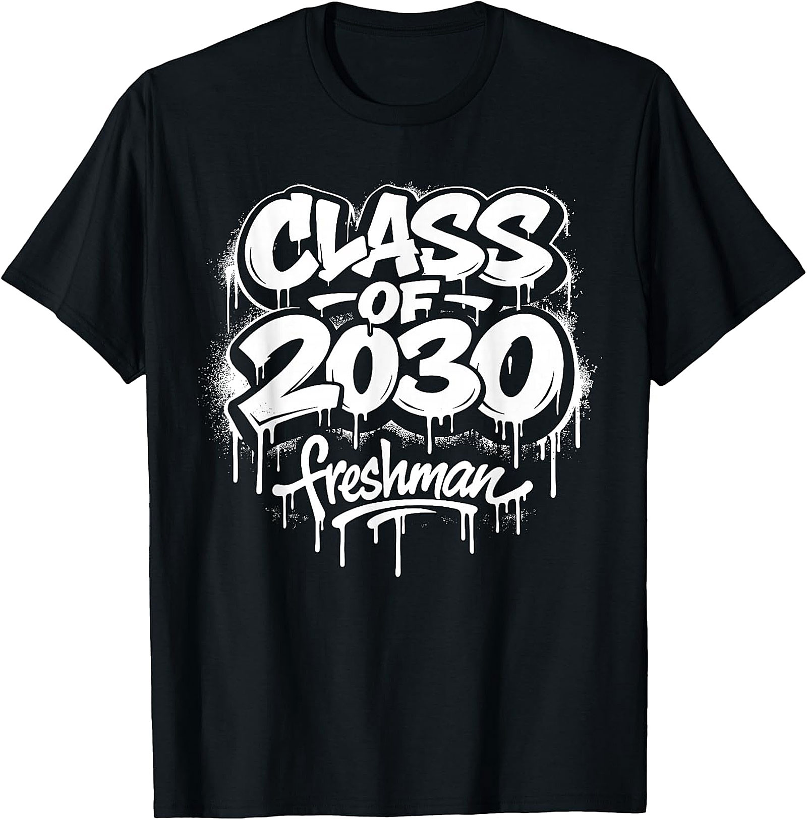 Class of 2030 Freshman T-Shirt | 9th Grade Graffiti Tee