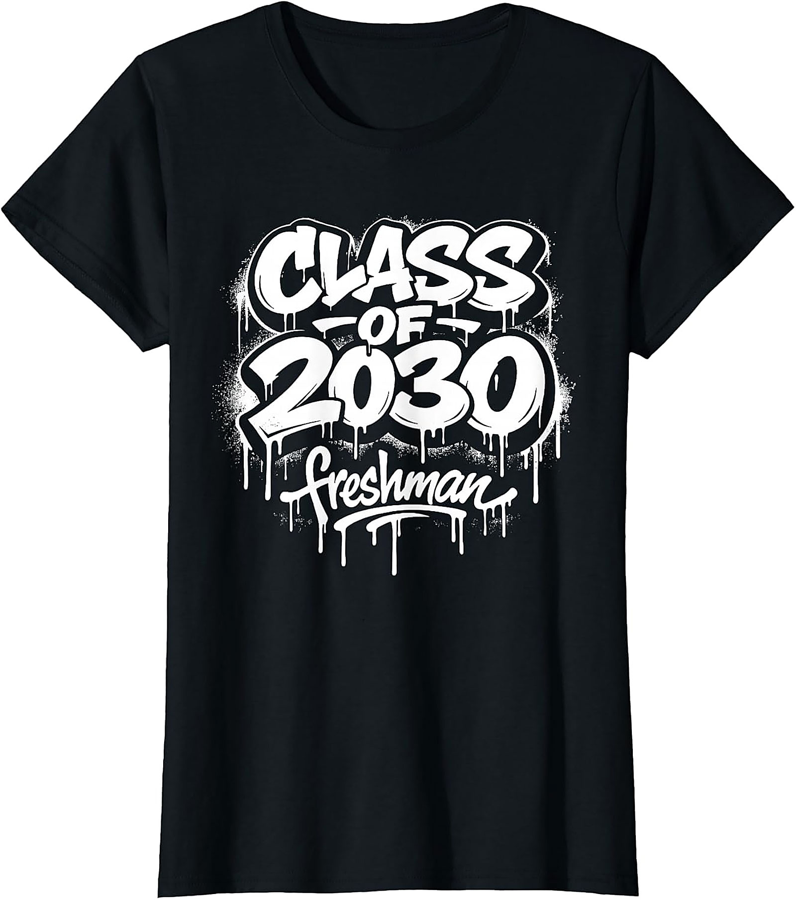 Class of 2030 Freshman T-Shirt | 9th Grade Graffiti Tee