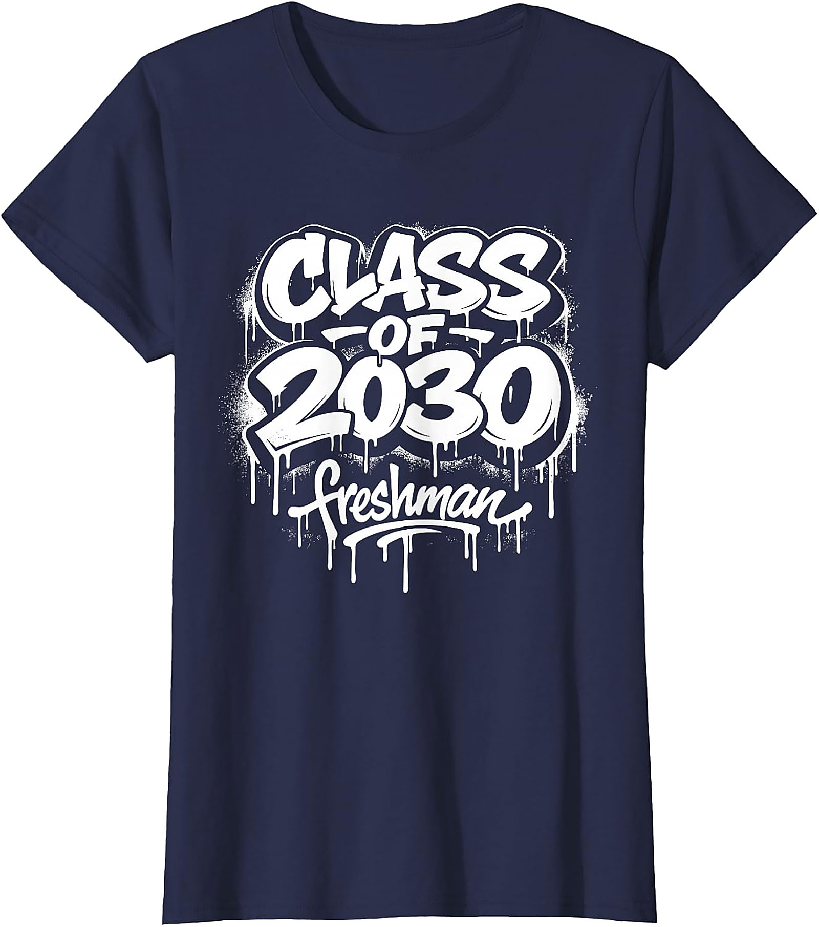 Class of 2030 Freshman T-Shirt | 9th Grade Graffiti Tee