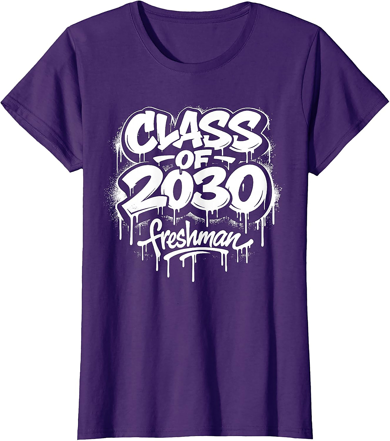 Class of 2030 Freshman T-Shirt | 9th Grade Graffiti Tee