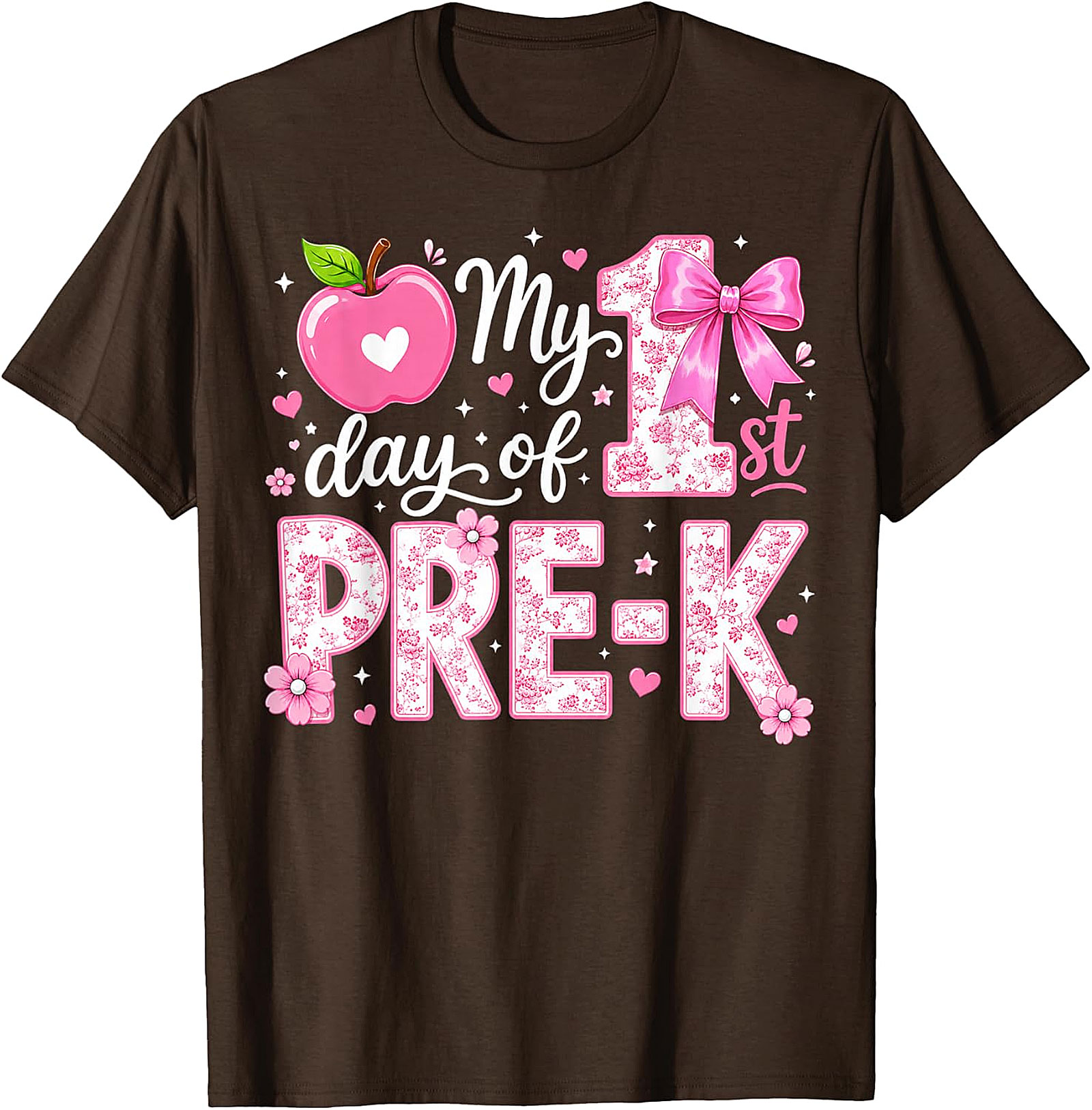 First Day of Pre-K Girls T-Shirt | Back to School Tee
