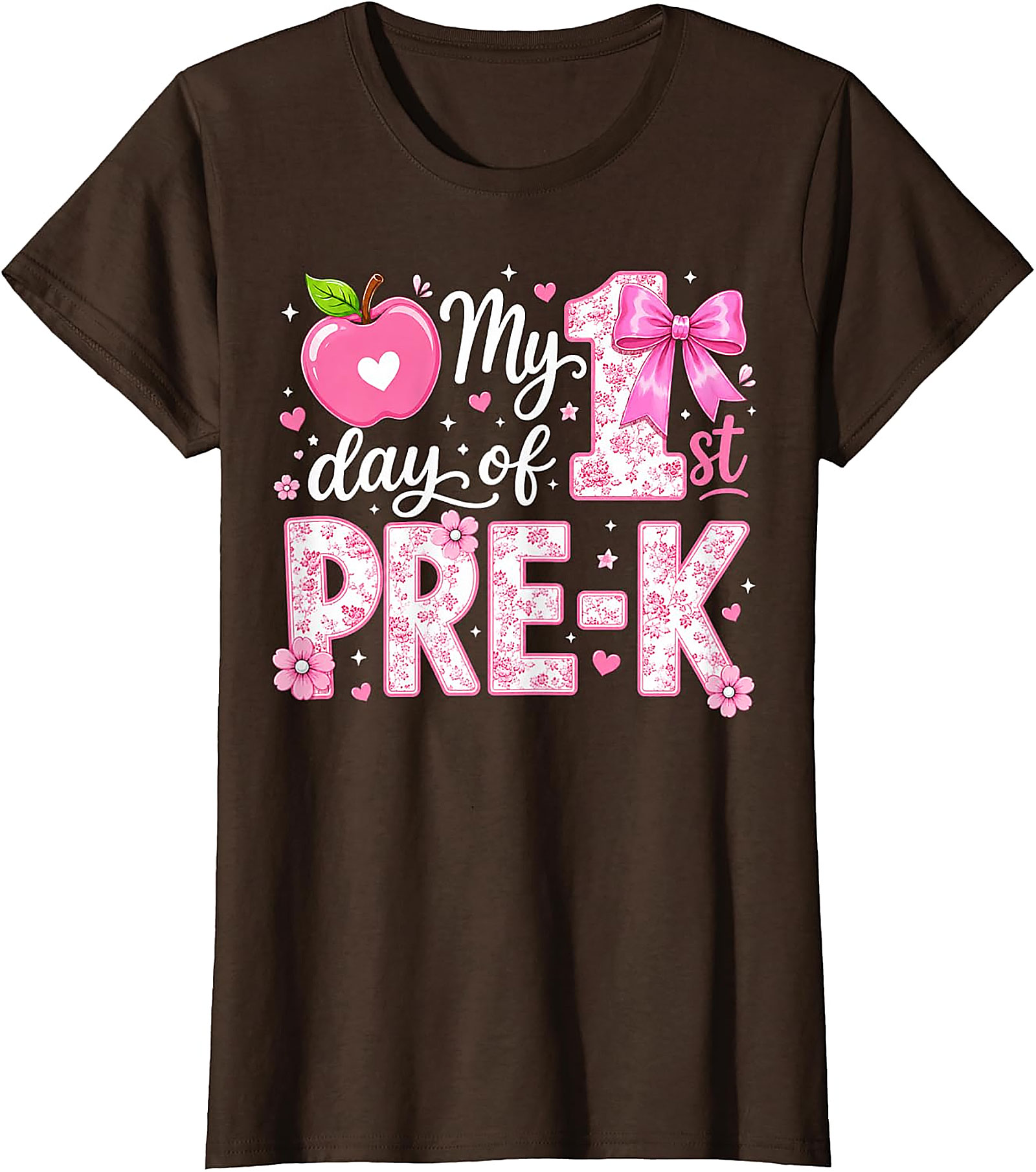 First Day of Pre-K Girls T-Shirt | Back to School Tee