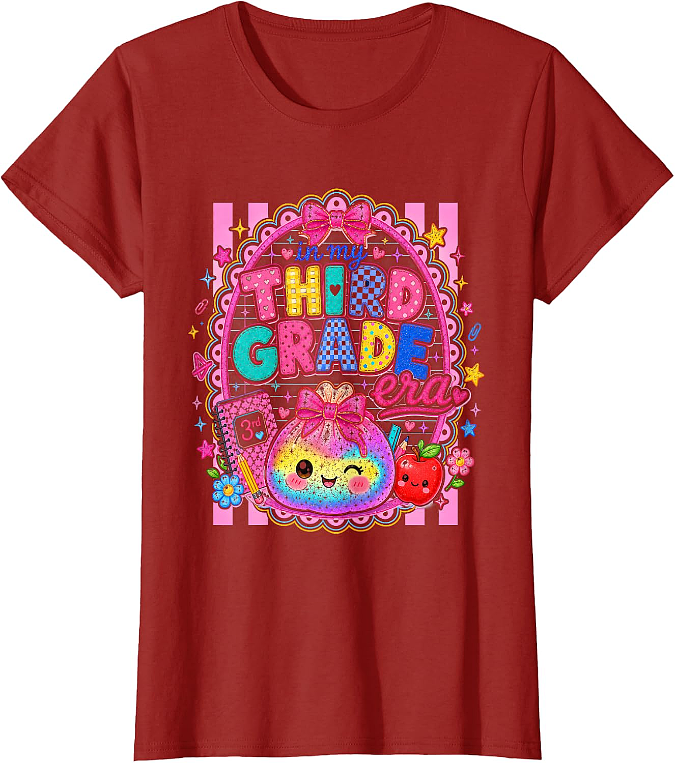  Third Grade Dumpling Tee - Back to School Girls & Teacher