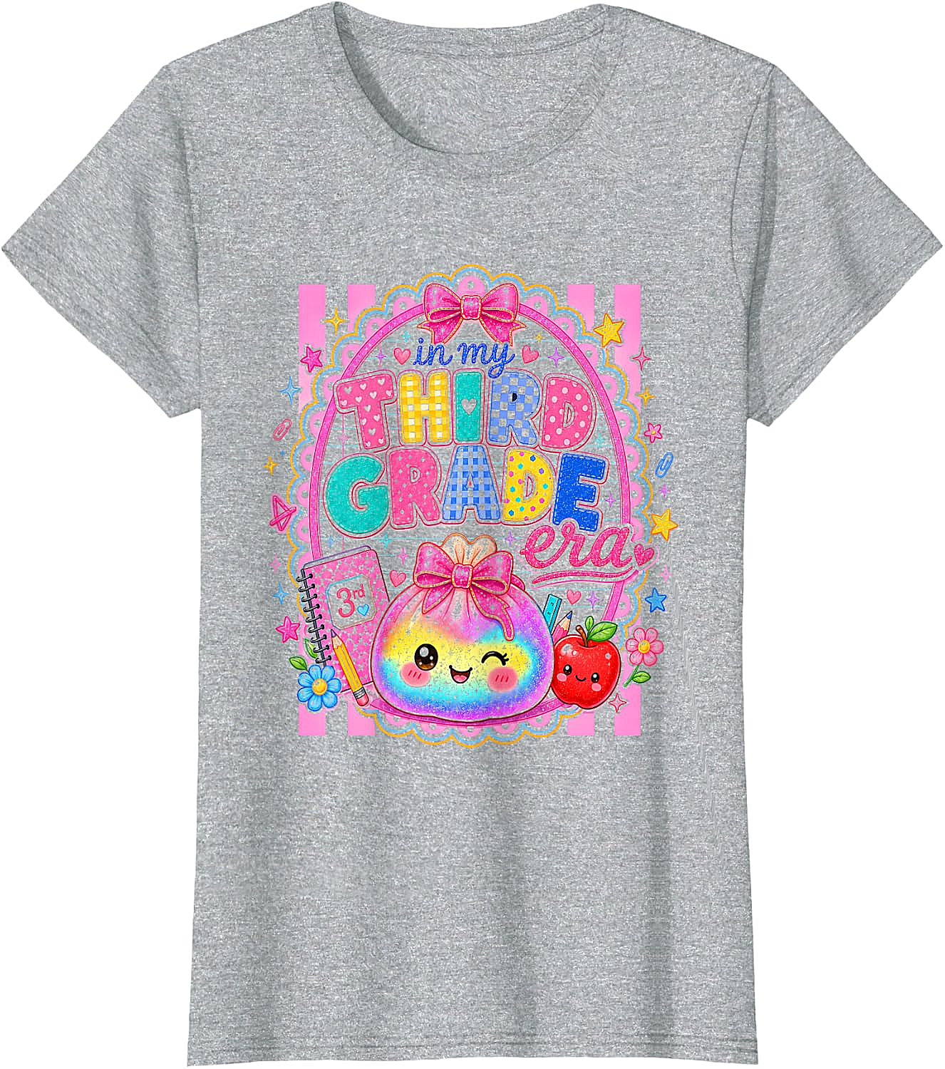  Third Grade Dumpling Tee - Back to School Girls & Teacher