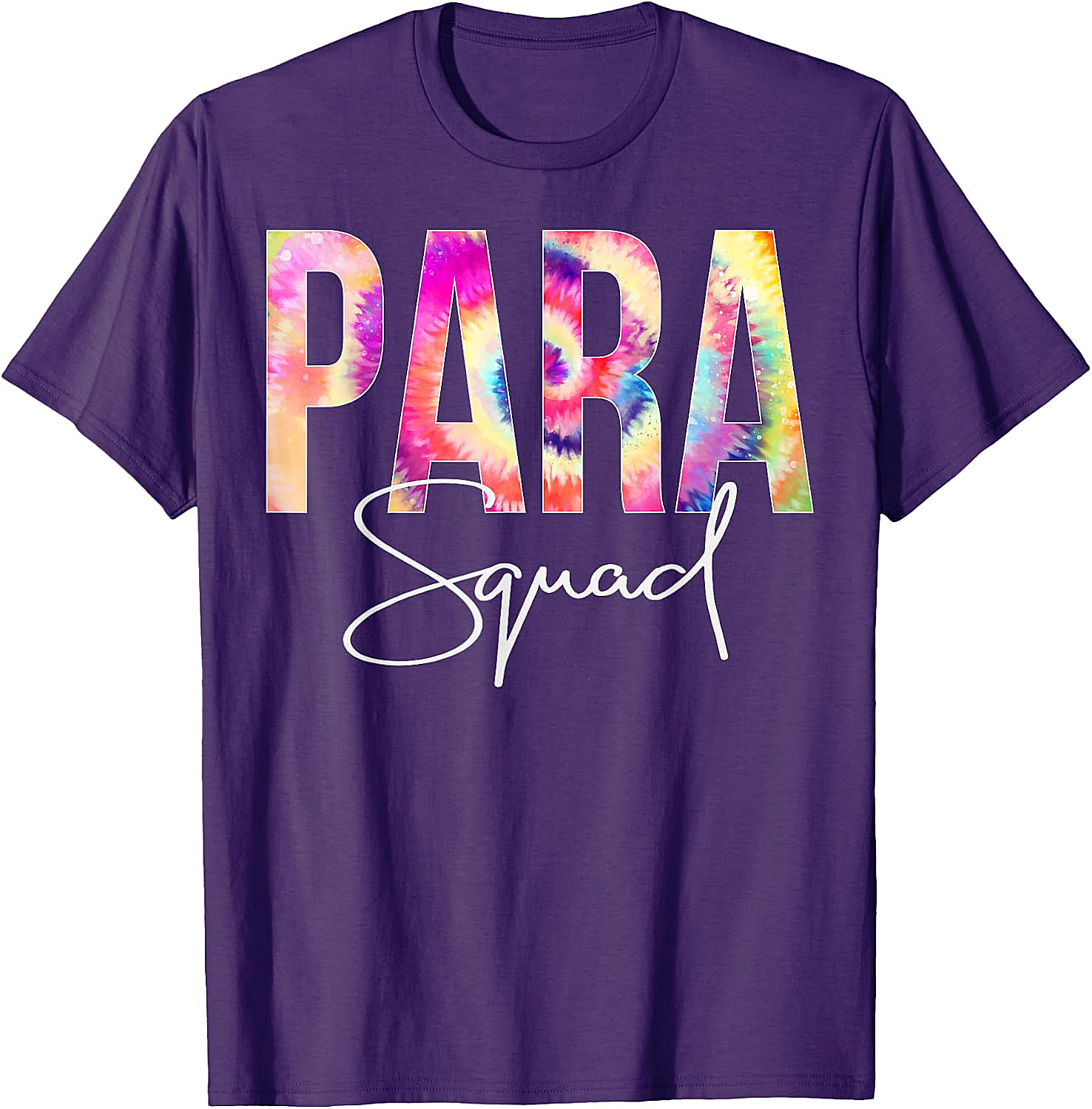  Para Squad Tie Dye T-Shirt Back To School Appreciation Tee