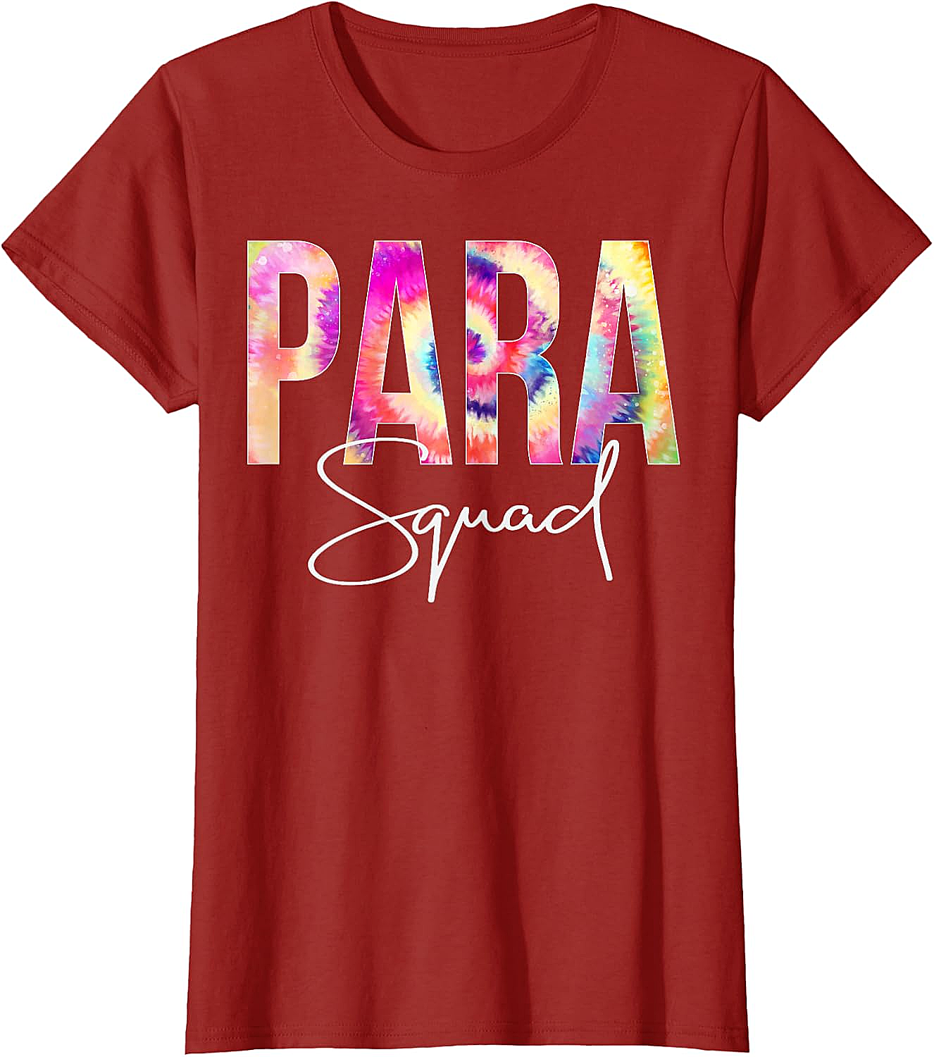  Para Squad Tie Dye T-Shirt Back To School Appreciation Tee