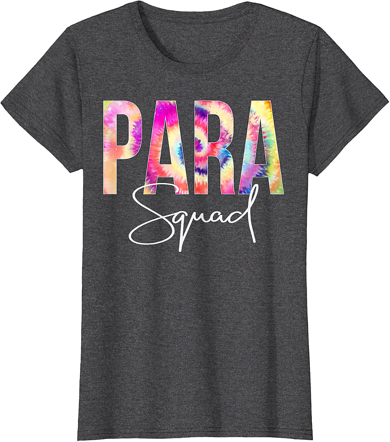 Para Squad Tie Dye T-Shirt Back To School Appreciation Tee