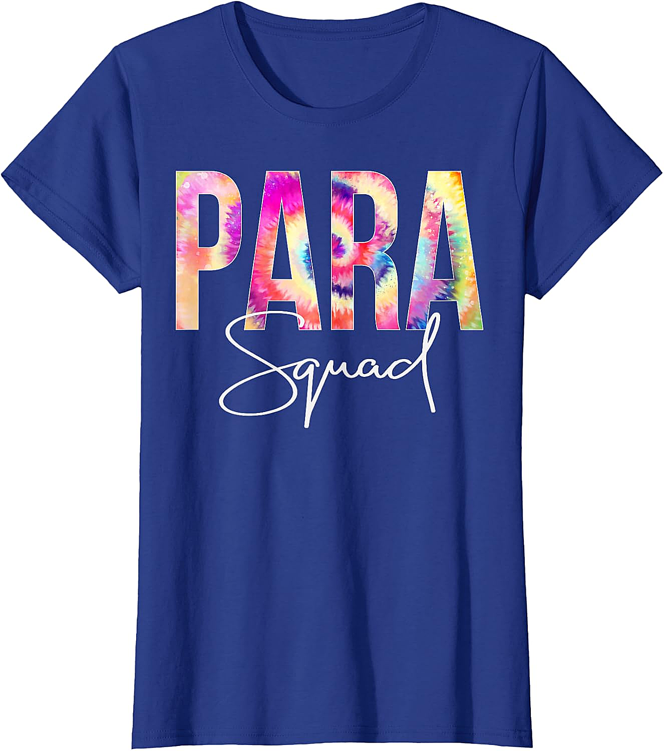  Para Squad Tie Dye T-Shirt Back To School Appreciation Tee