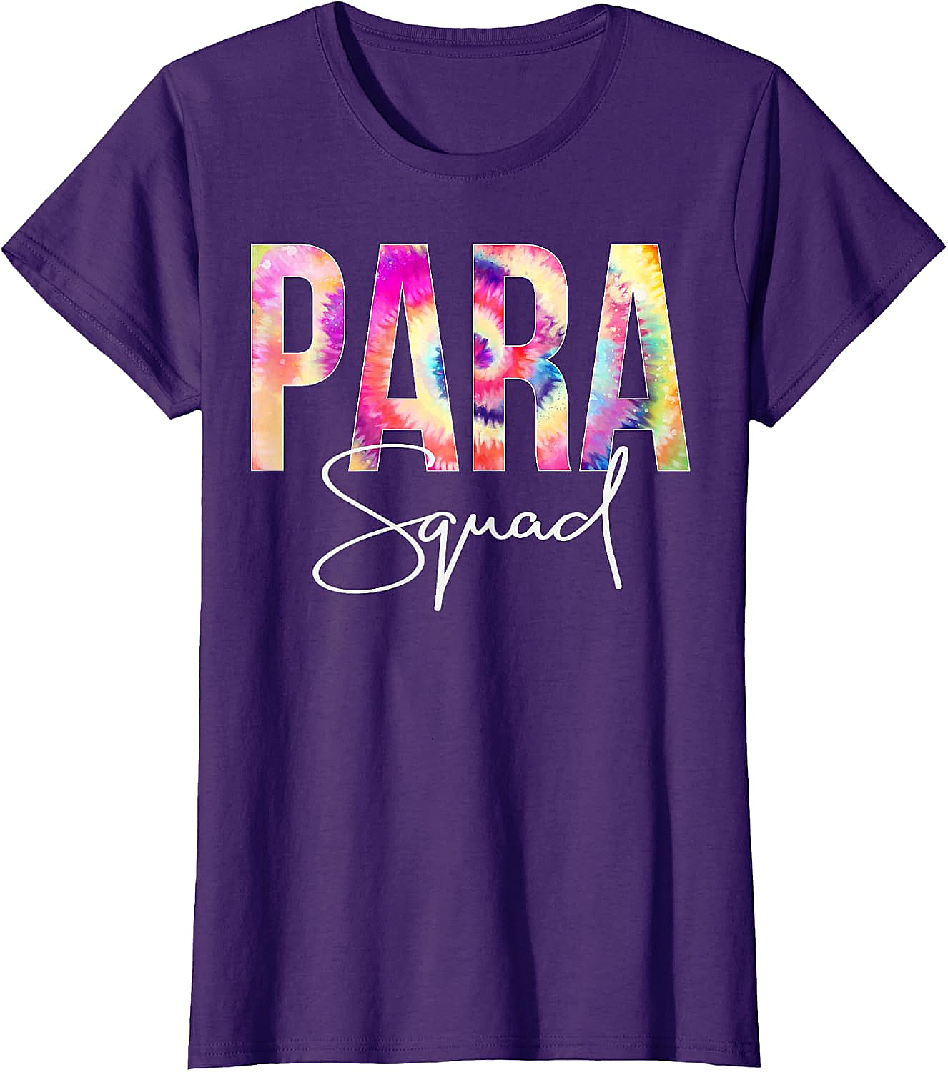  Para Squad Tie Dye T-Shirt Back To School Appreciation Tee