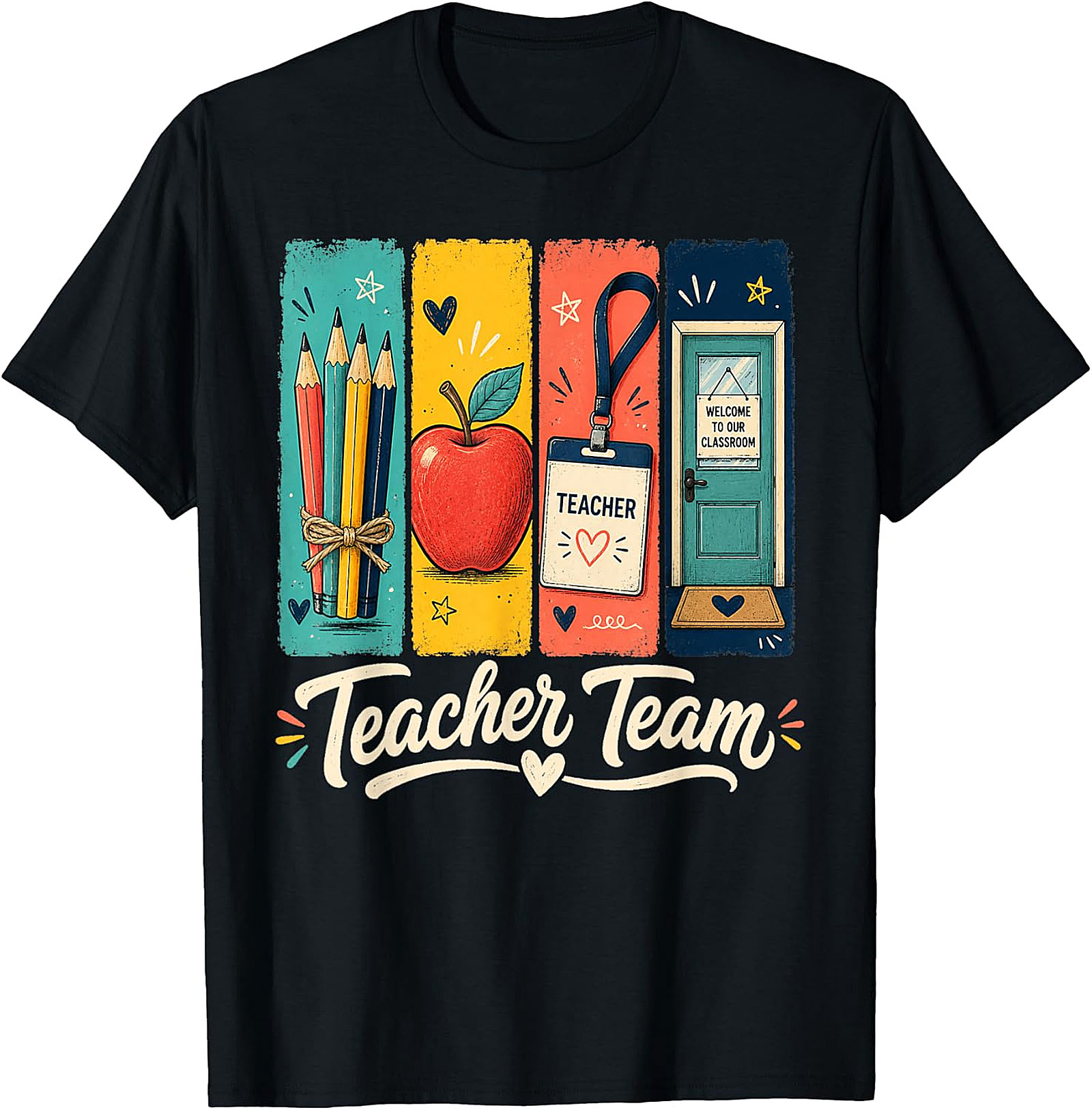 Teacher Team T-Shirt | Cute Educator Graphic Tee