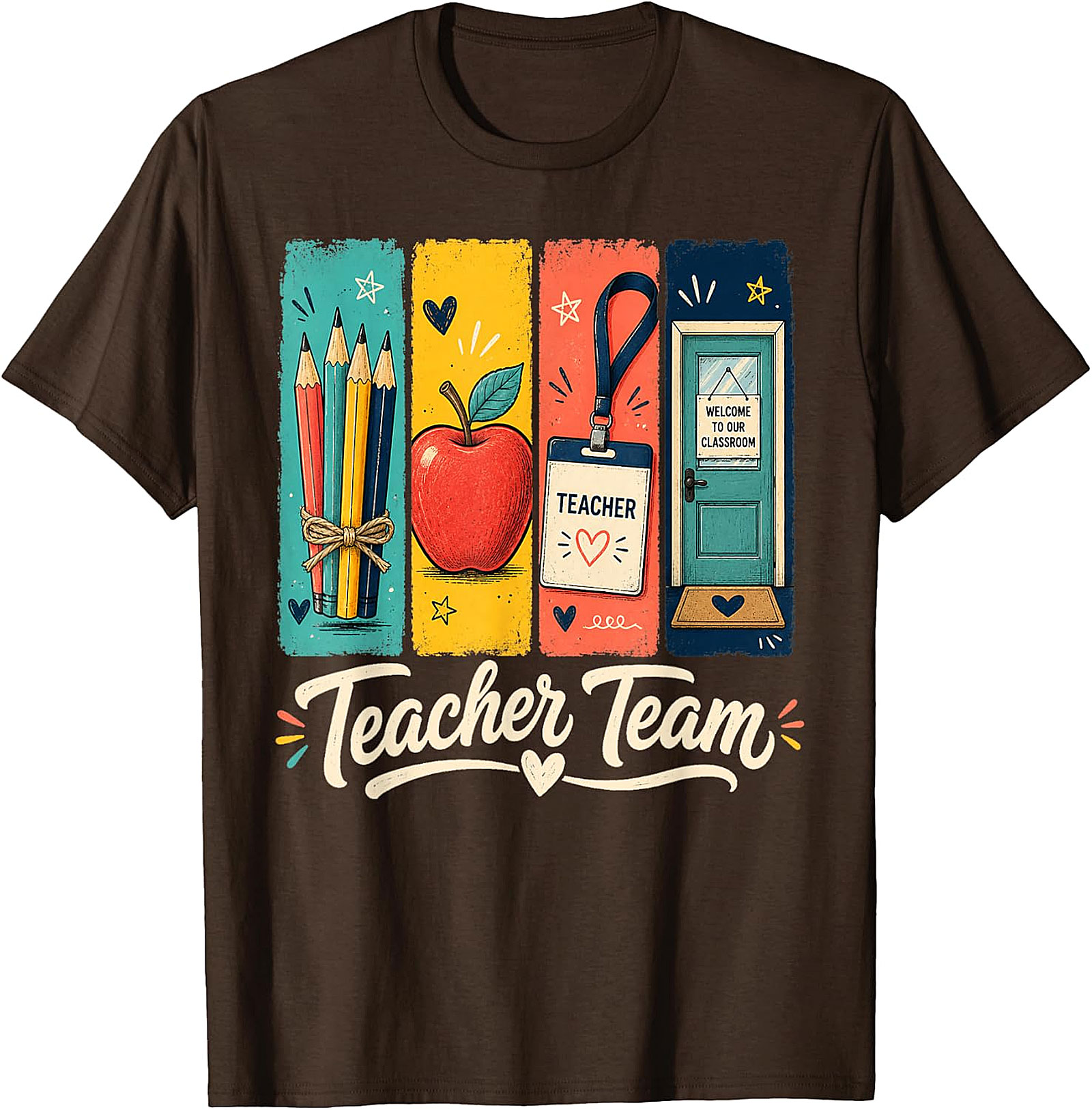 Teacher Team T-Shirt | Cute Educator Graphic Tee