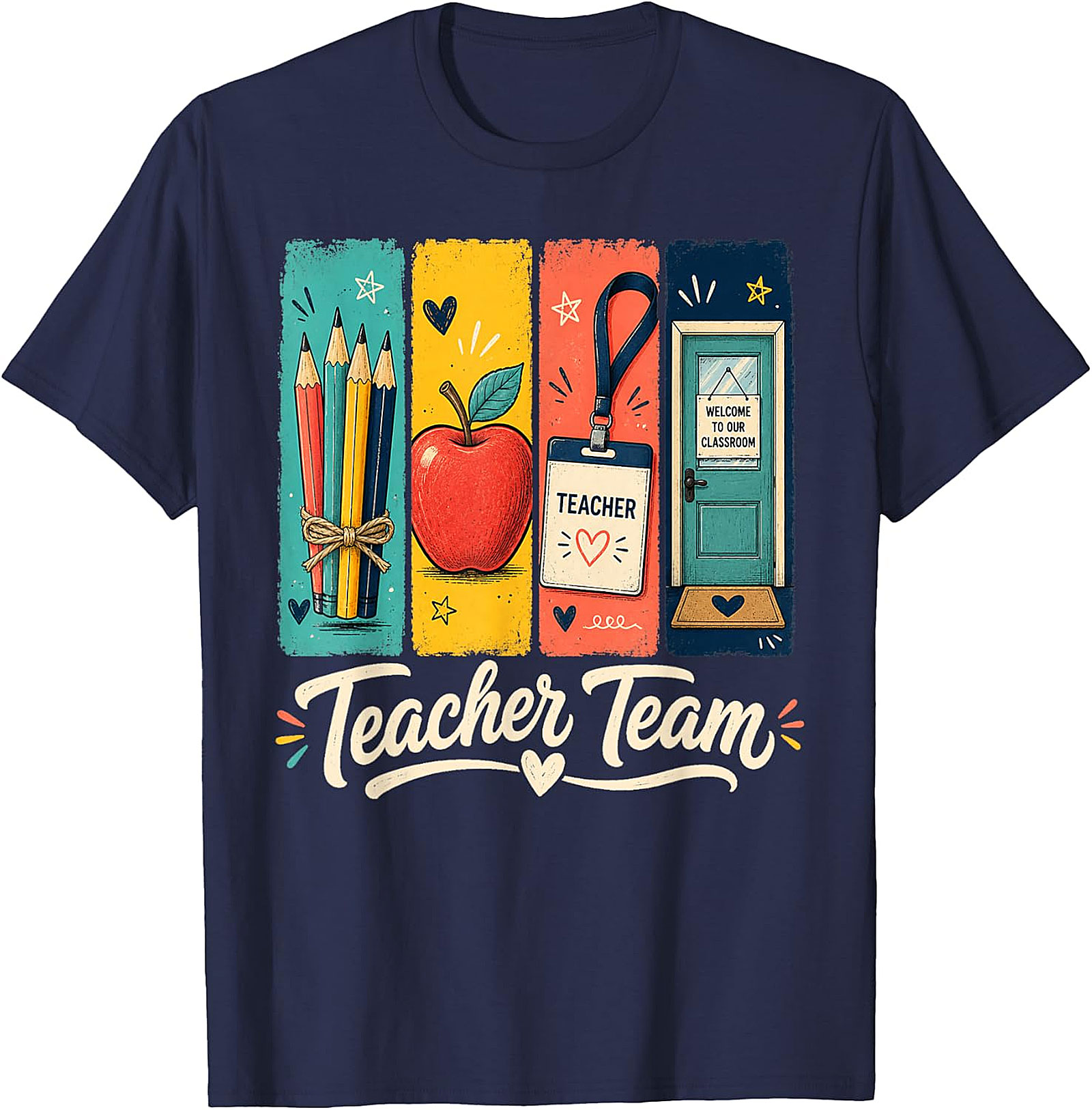 Teacher Team T-Shirt | Cute Educator Graphic Tee