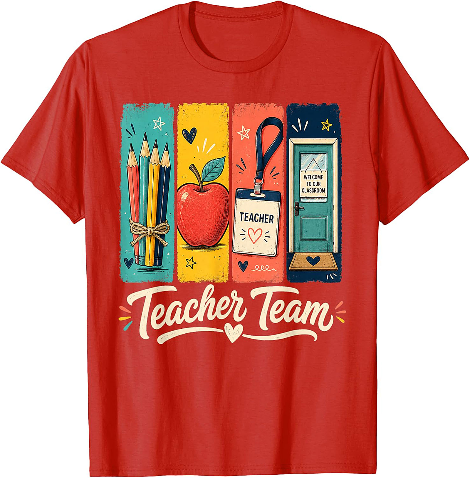 Teacher Team T-Shirt | Cute Educator Graphic Tee