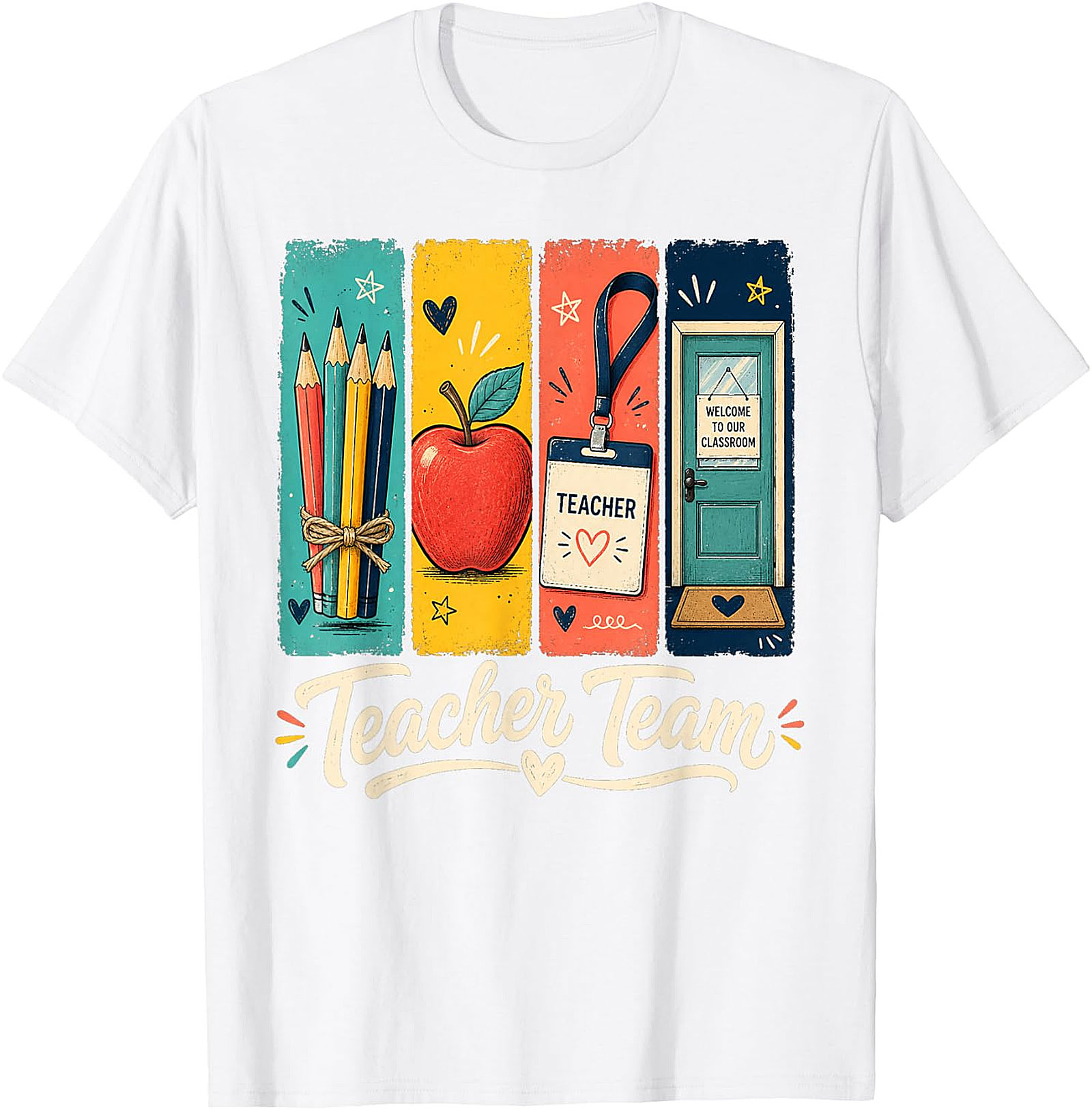 Teacher Team T-Shirt | Cute Educator Graphic Tee