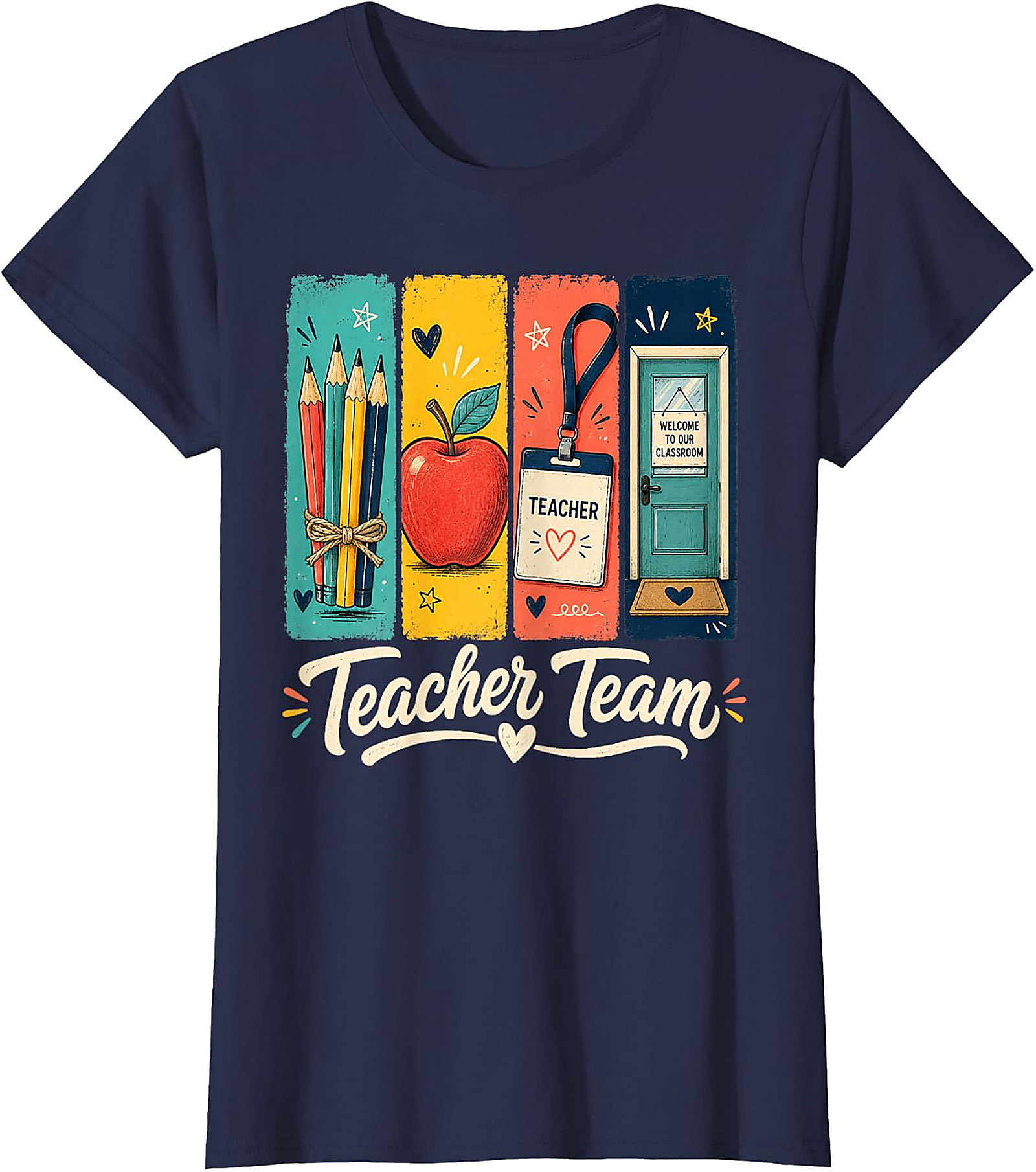 Teacher Team T-Shirt | Cute Educator Graphic Tee