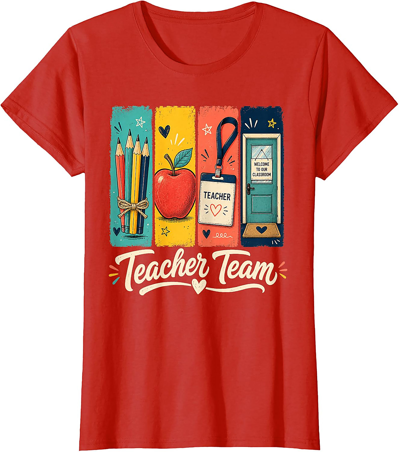 Teacher Team T-Shirt | Cute Educator Graphic Tee