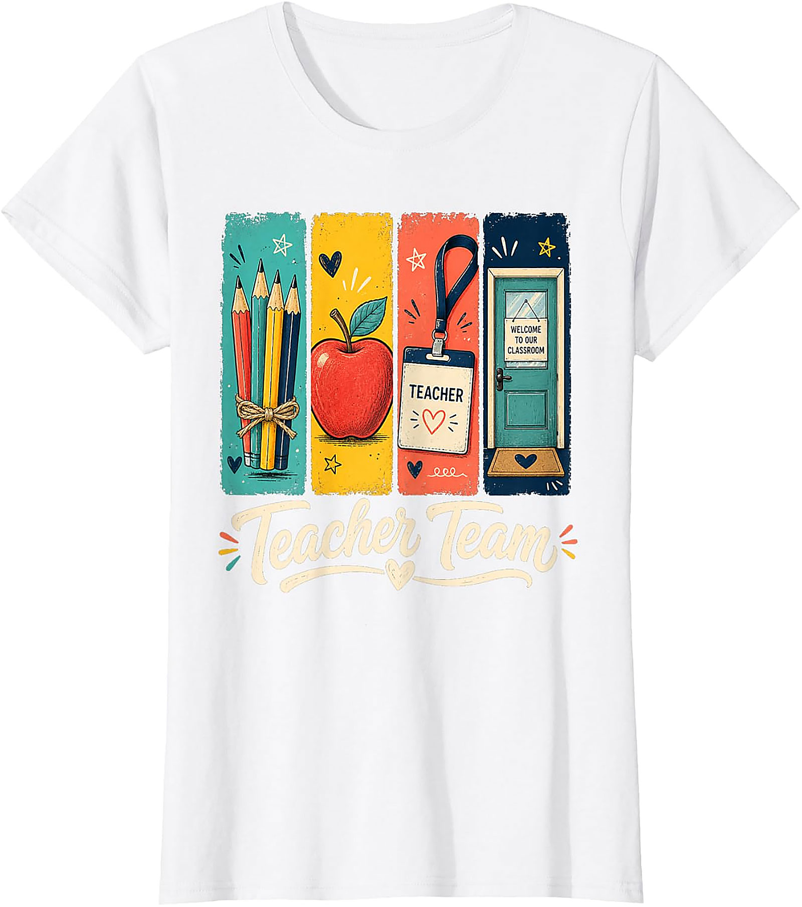 Teacher Team T-Shirt | Cute Educator Graphic Tee