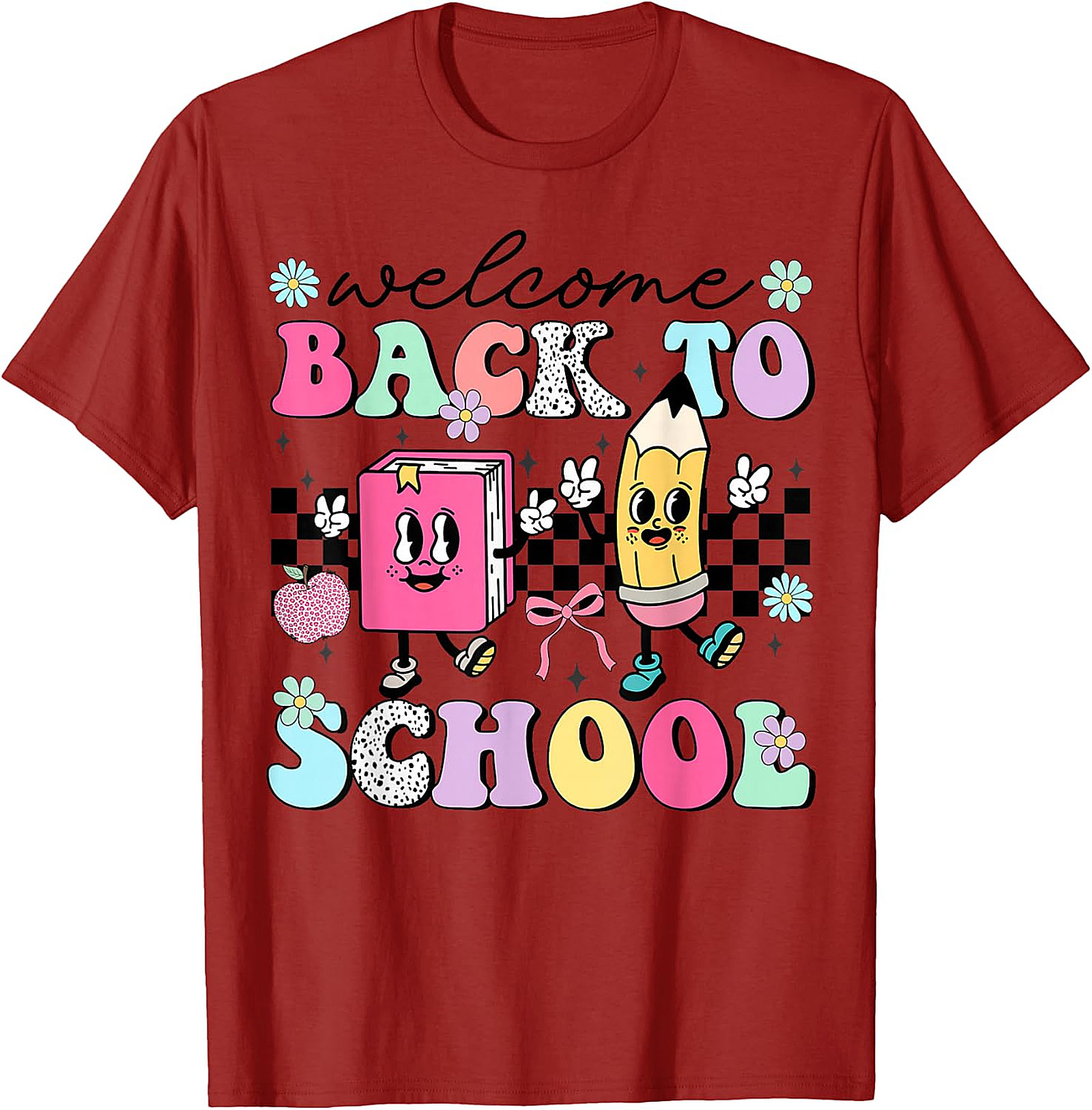 Welcome Back to School Groovy Tee | Retro Fun Apparel