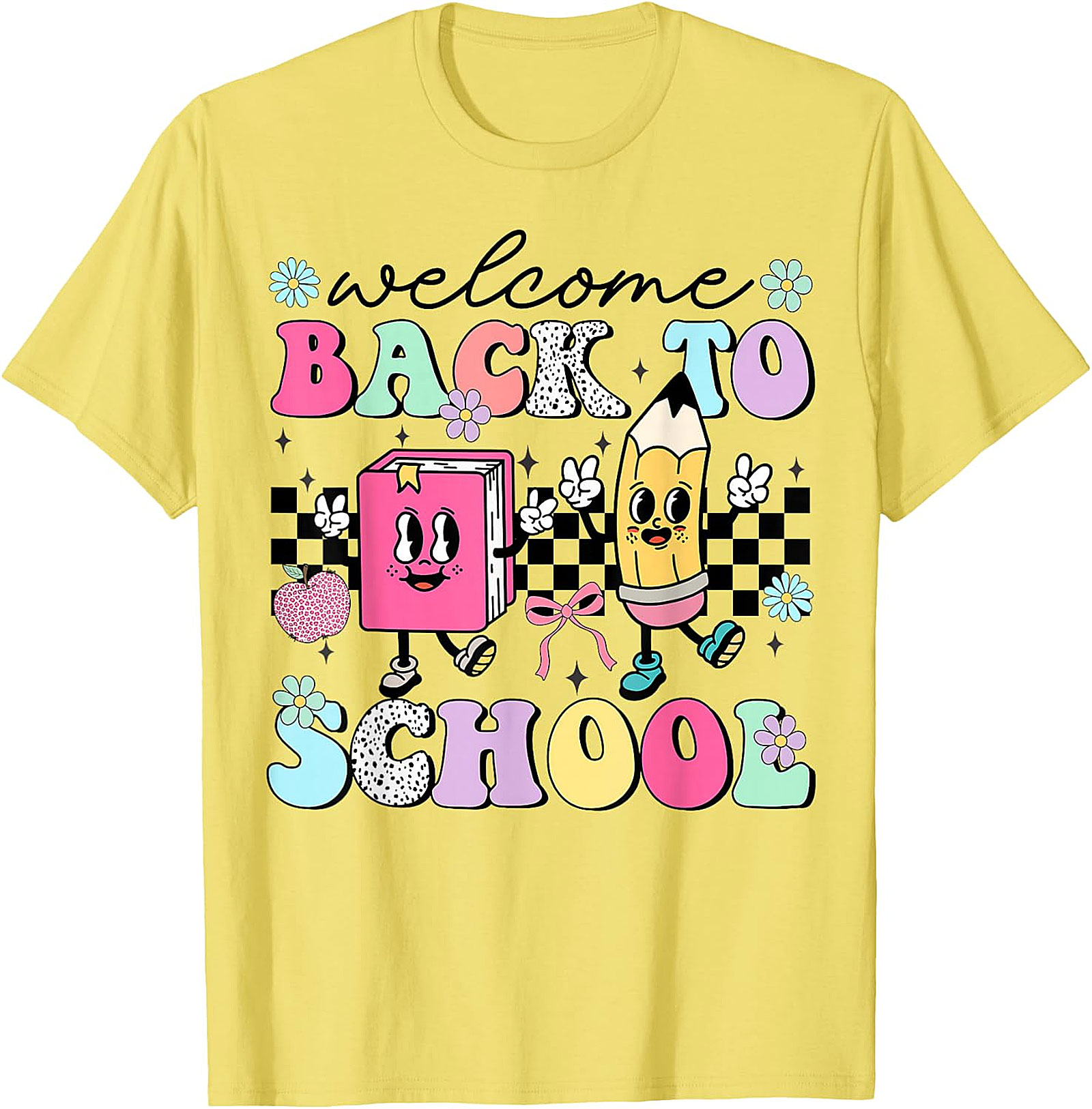 Welcome Back to School Groovy Tee | Retro Fun Apparel