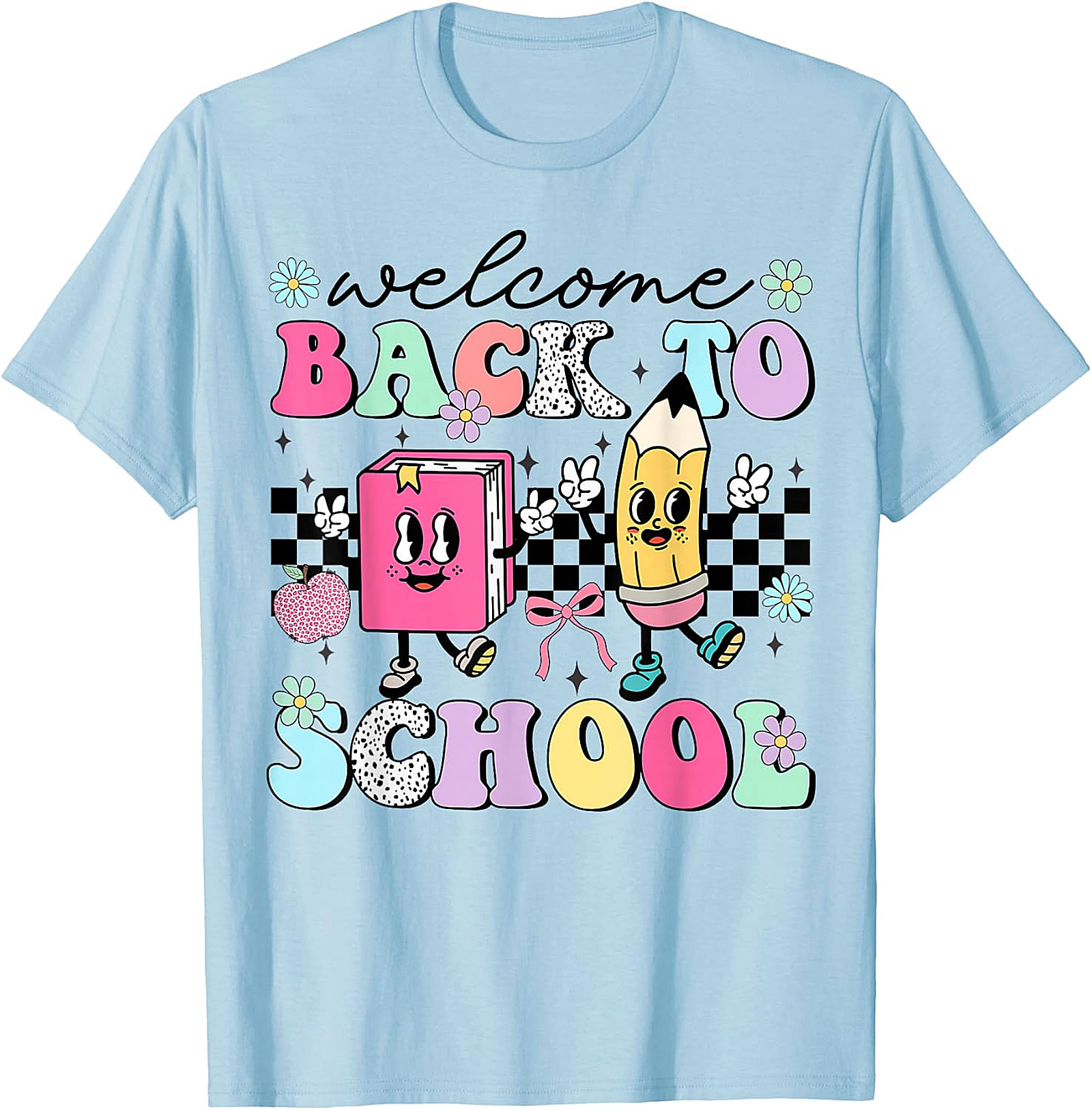 Welcome Back to School Groovy Tee | Retro Fun Apparel