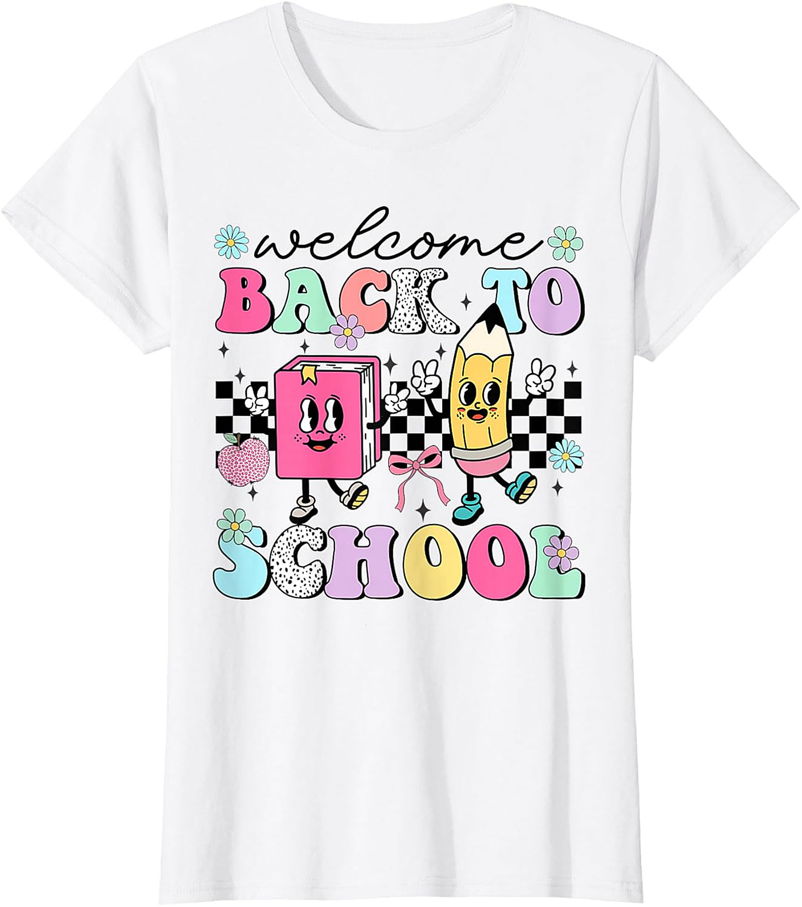 Welcome Back to School Groovy Tee | Retro Fun Apparel