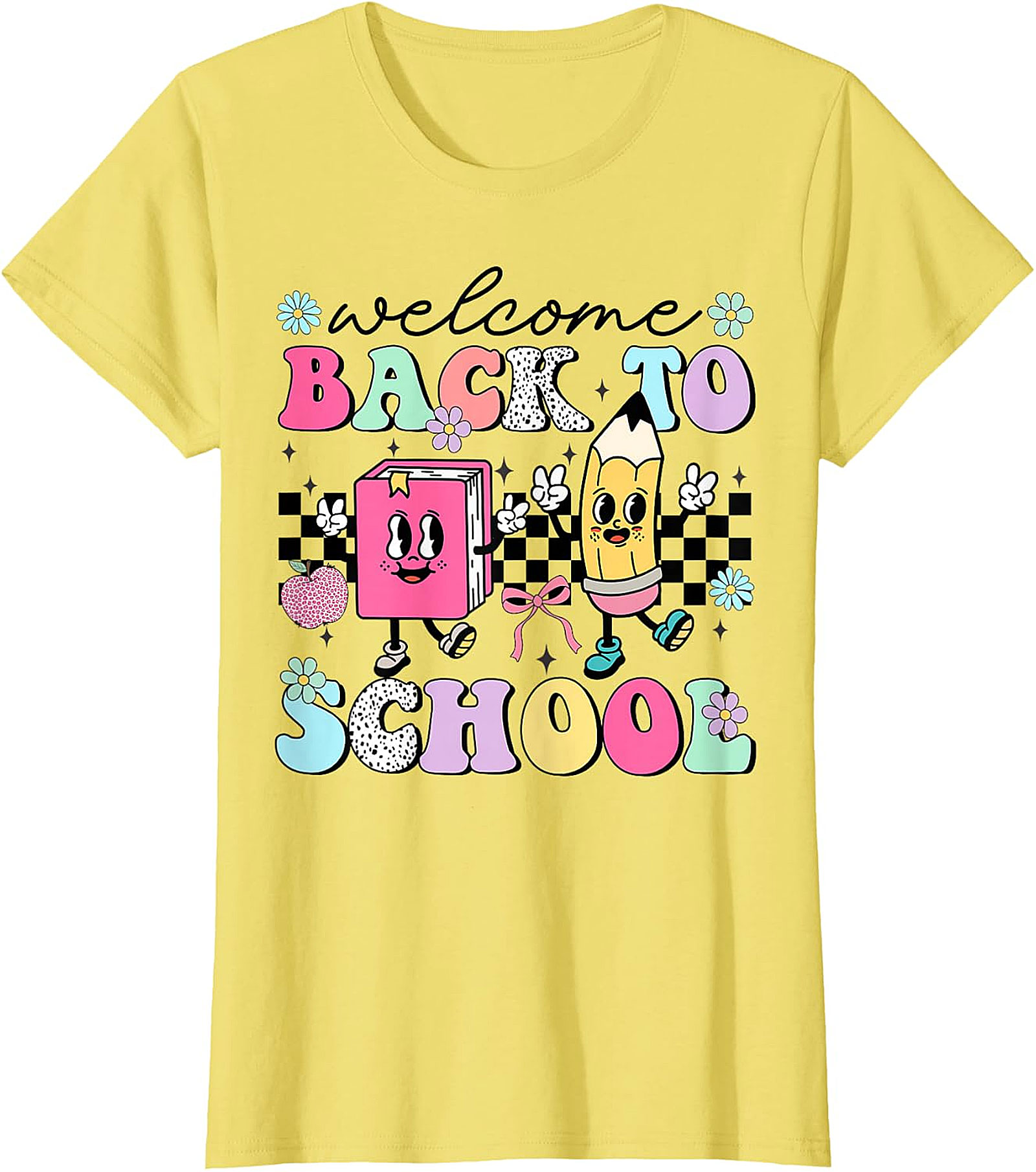 Welcome Back to School Groovy Tee | Retro Fun Apparel