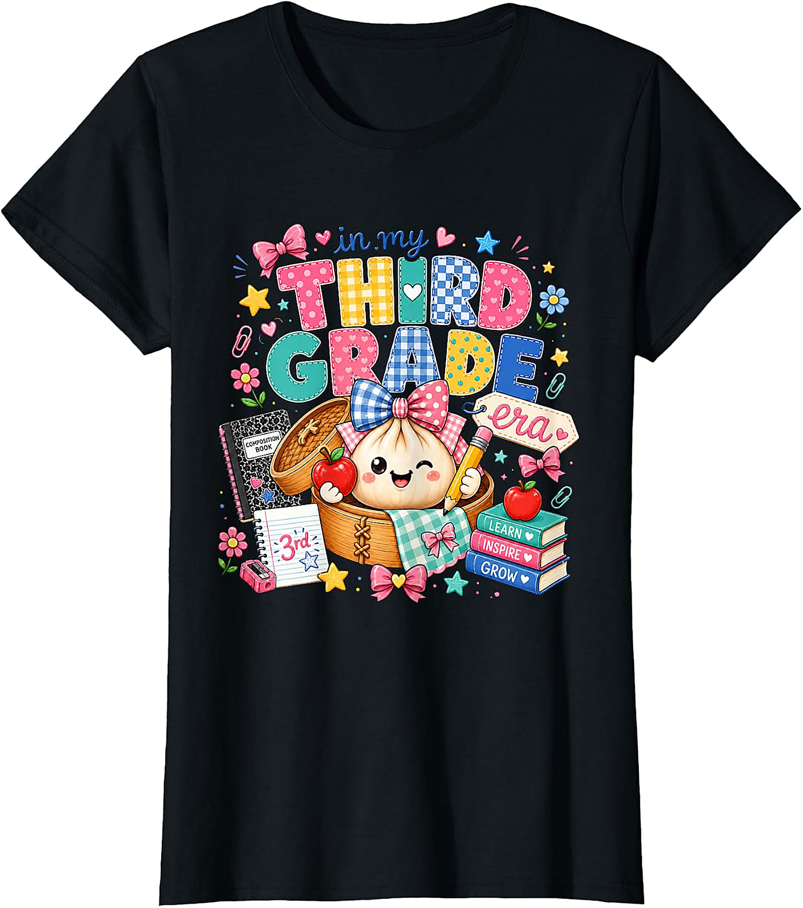 In My Third Grade Era" Dumpling Tee | Cute Back-to-School Shirt