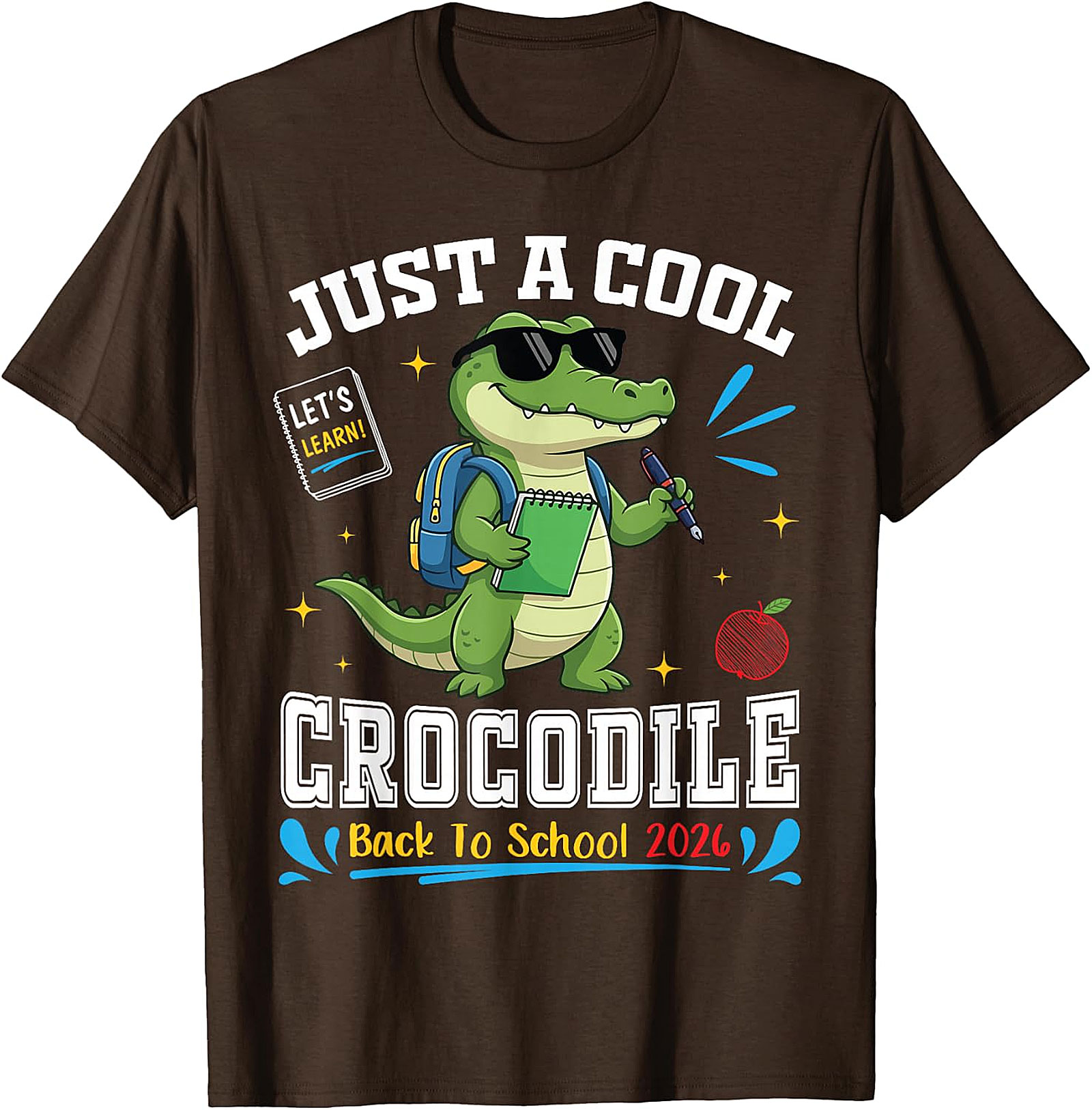 Cool Crocodile Back to School T-Shirt | Student Tee 2026