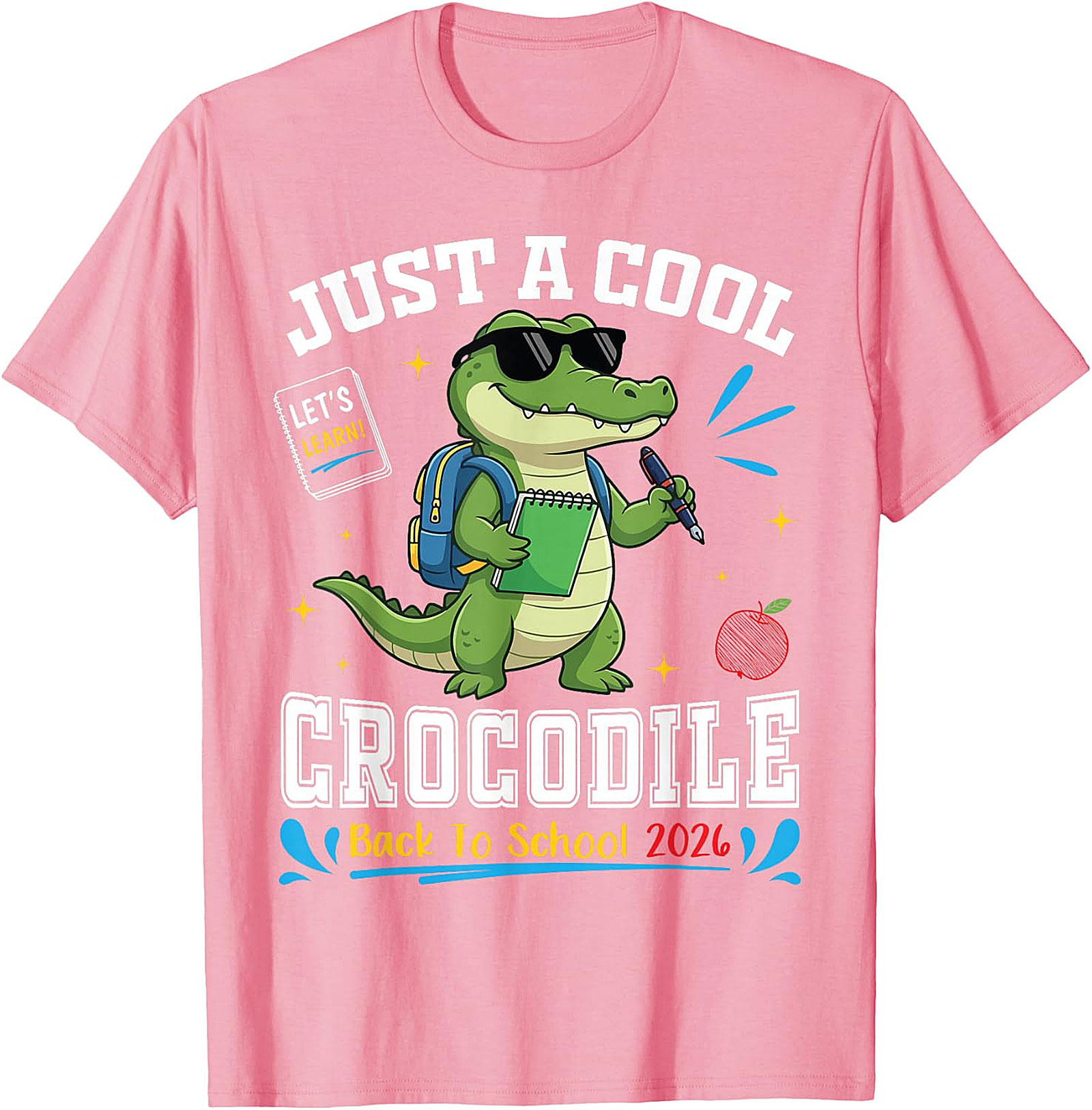 Cool Crocodile Back to School T-Shirt | Student Tee 2026