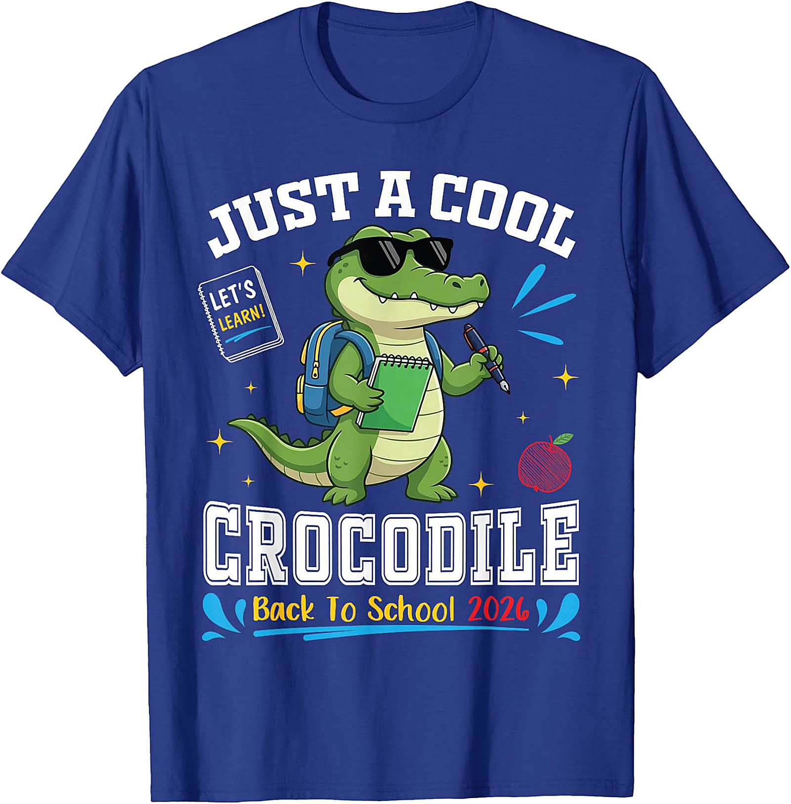 Cool Crocodile Back to School T-Shirt | Student Tee 2026