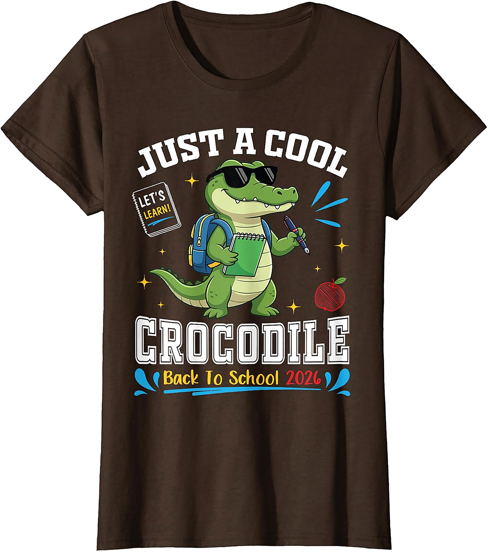 Cool Crocodile Back to School T-Shirt | Student Tee 2026