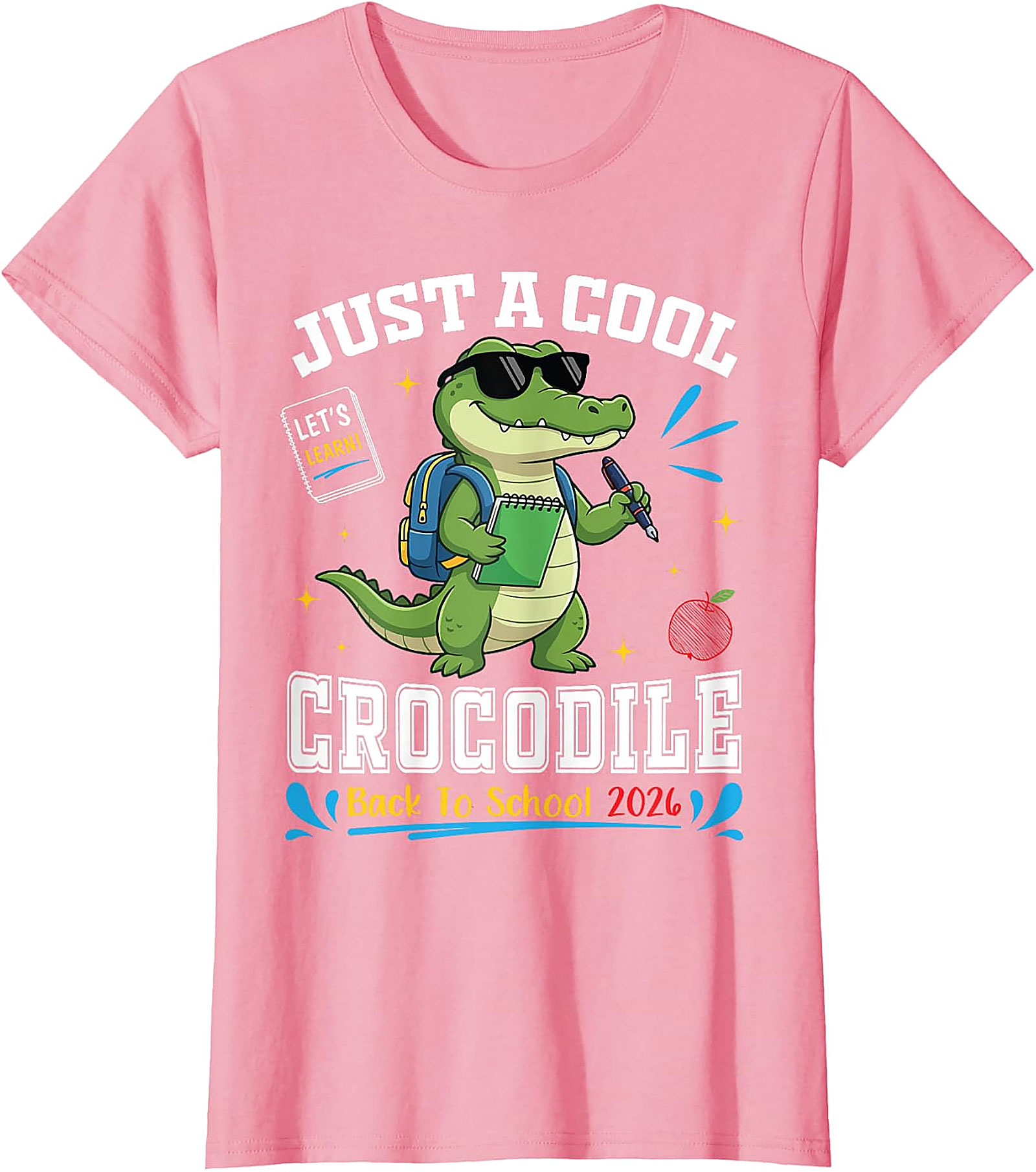 Cool Crocodile Back to School T-Shirt | Student Tee 2026