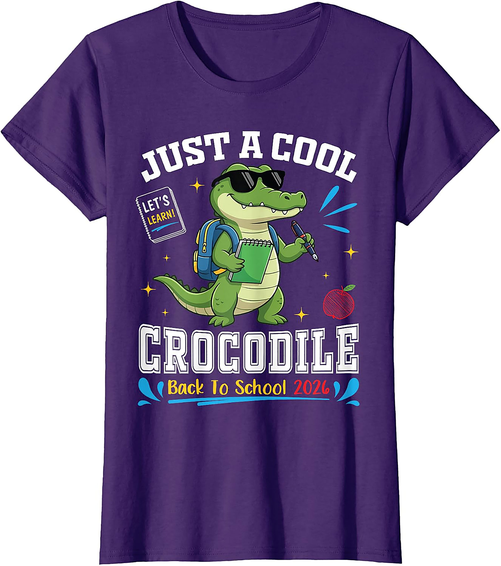 Cool Crocodile Back to School T-Shirt | Student Tee 2026