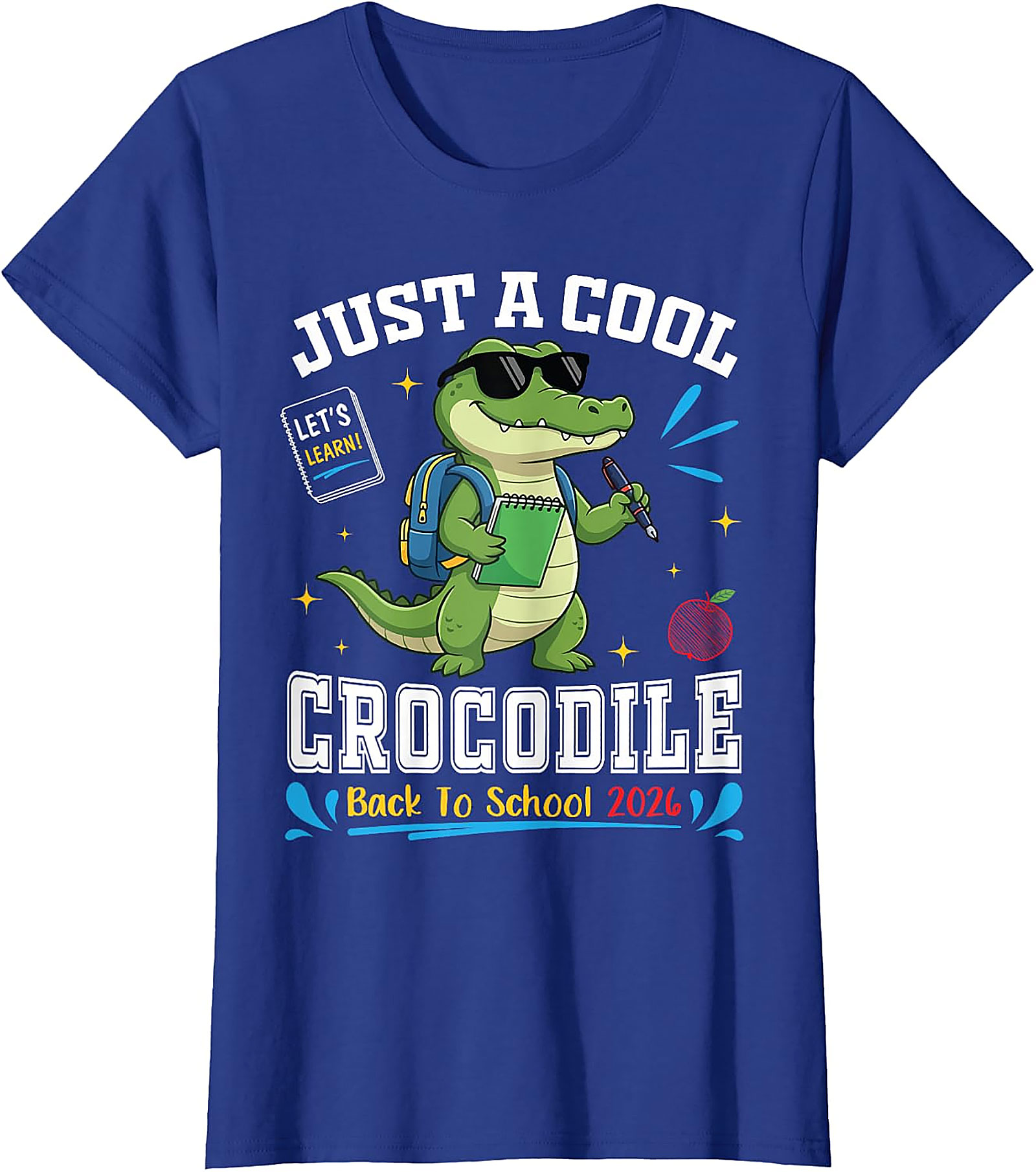 Cool Crocodile Back to School T-Shirt | Student Tee 2026