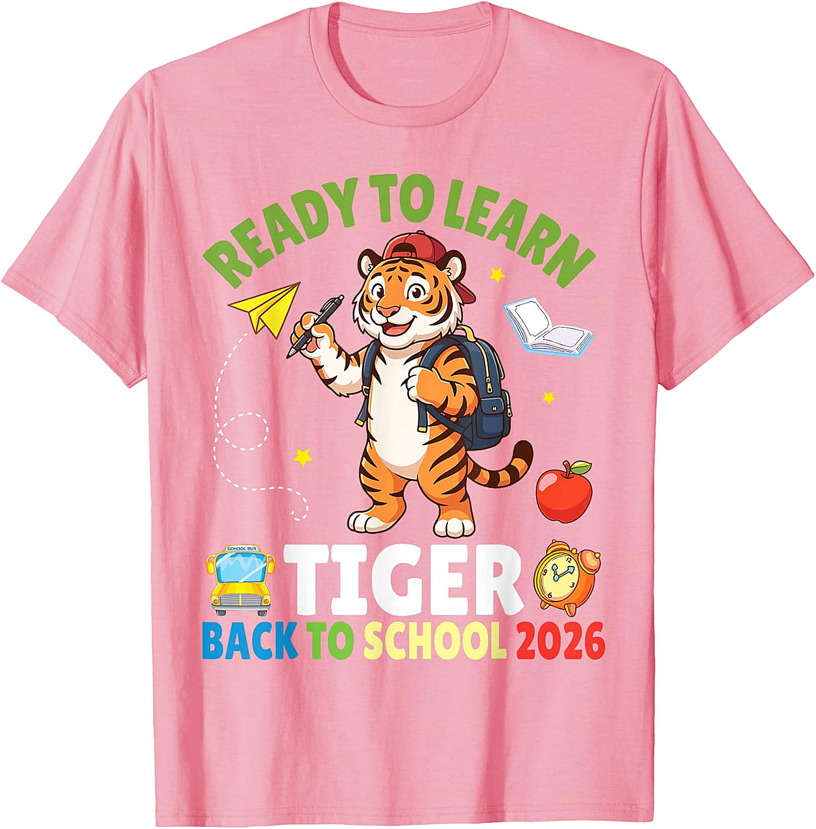 Ready to Learn Tiger Tee | Back to School 2026 Shirt