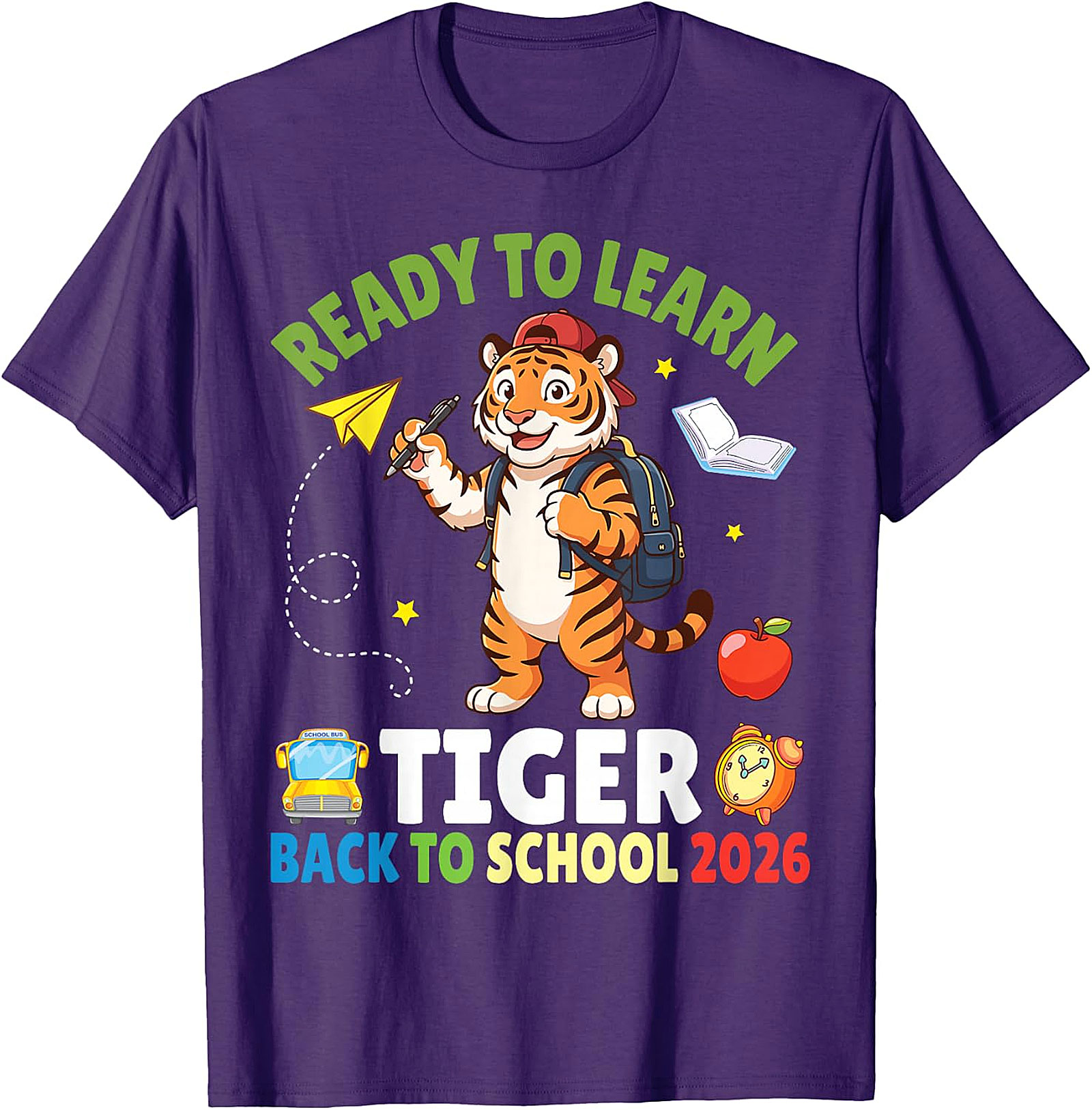 Ready to Learn Tiger Tee | Back to School 2026 Shirt