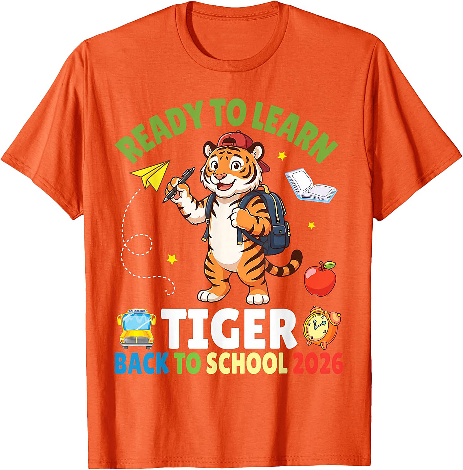 Ready to Learn Tiger Tee | Back to School 2026 Shirt
