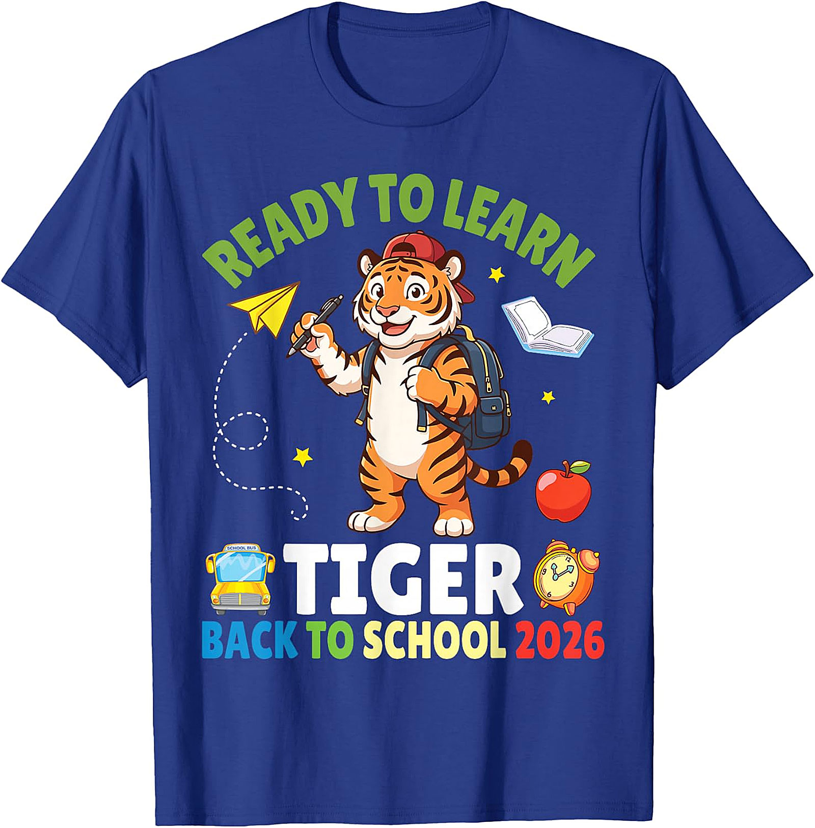 Ready to Learn Tiger Tee | Back to School 2026 Shirt