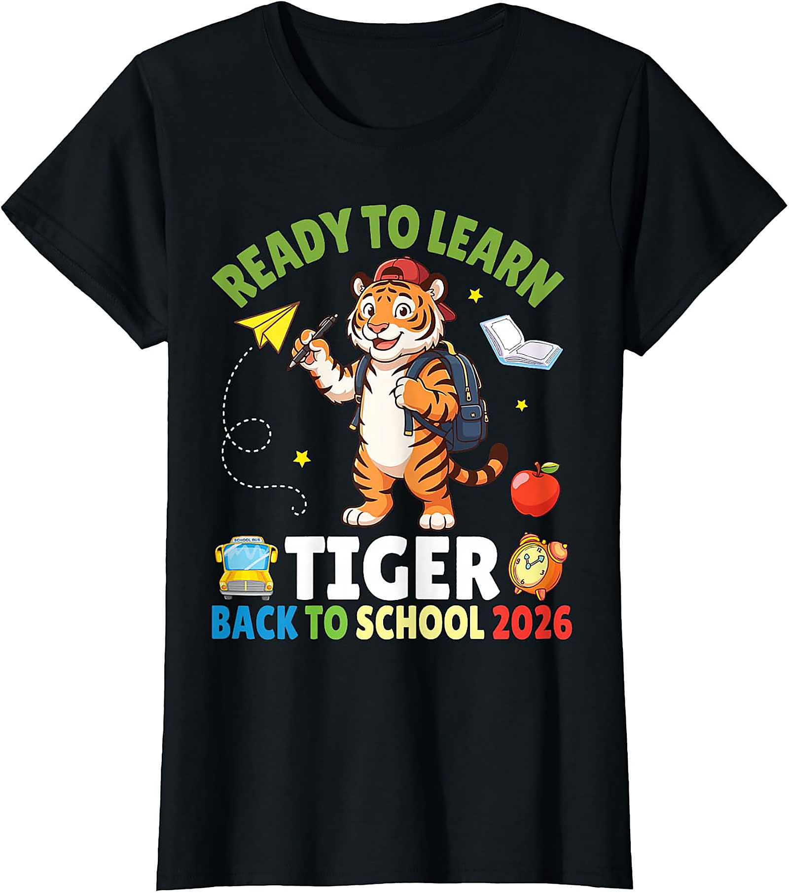 Ready to Learn Tiger Tee | Back to School 2026 Shirt