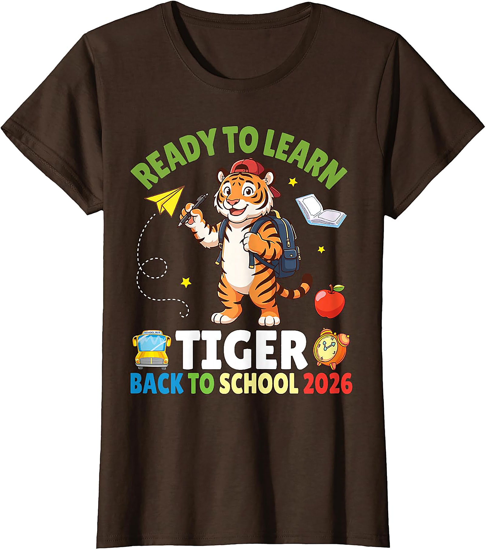 Ready to Learn Tiger Tee | Back to School 2026 Shirt