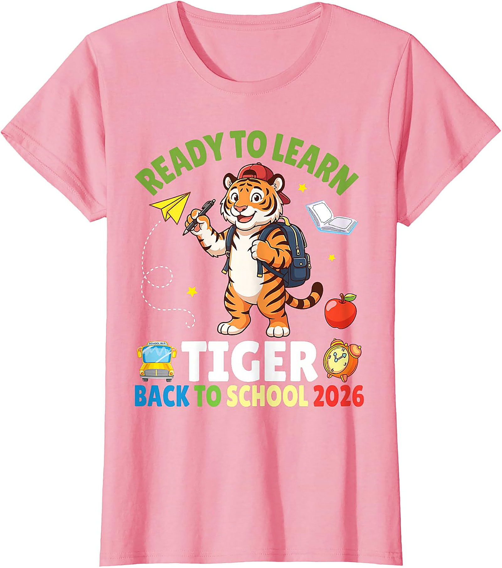 Ready to Learn Tiger Tee | Back to School 2026 Shirt