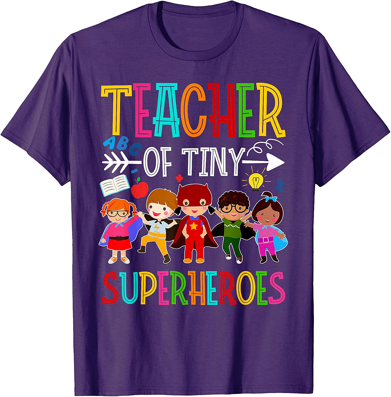 Teacher of Tiny Superheroes Royal Blue Apparel Gift