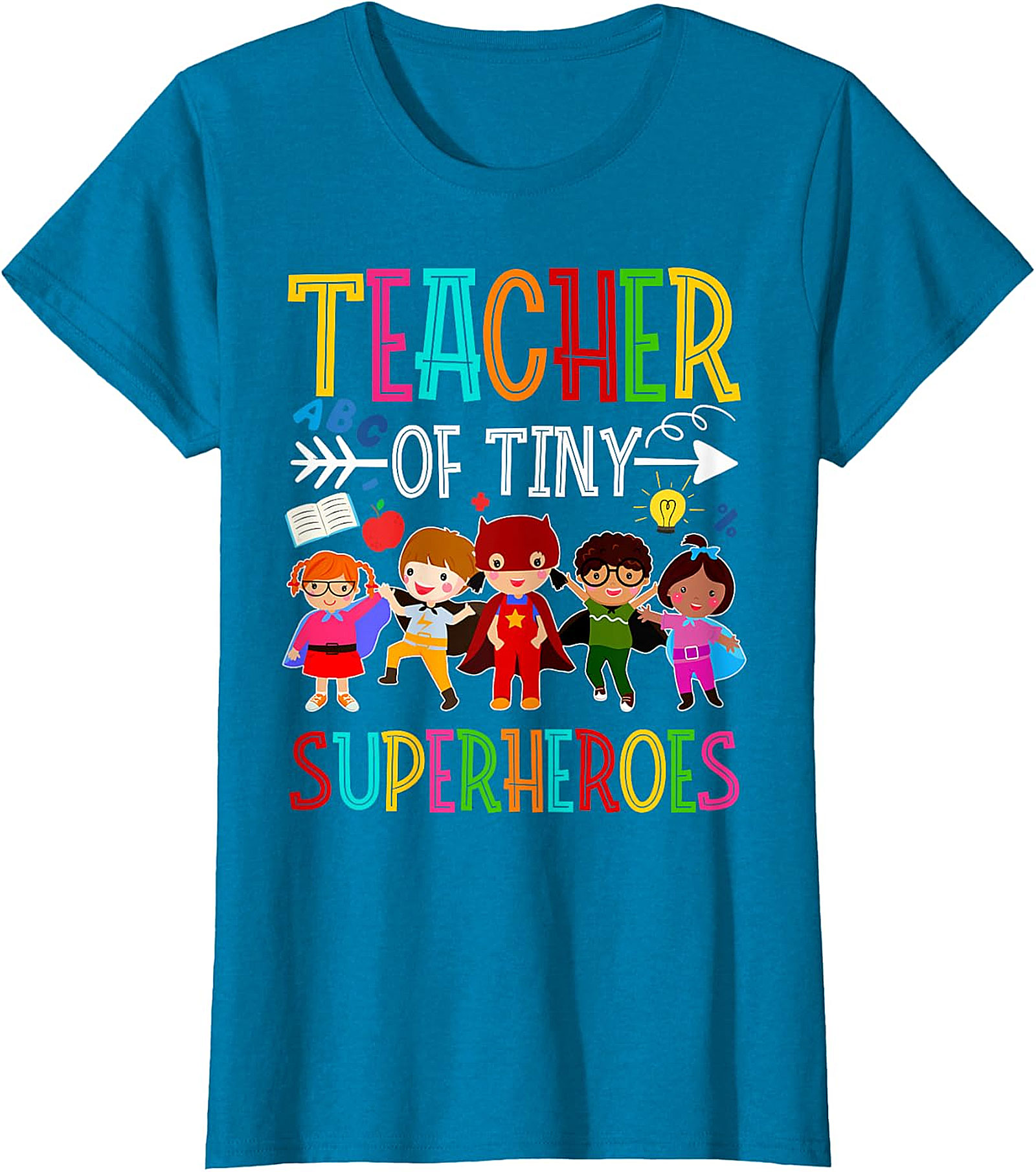  Teacher of Tiny Superheroes Royal Blue Apparel Gift