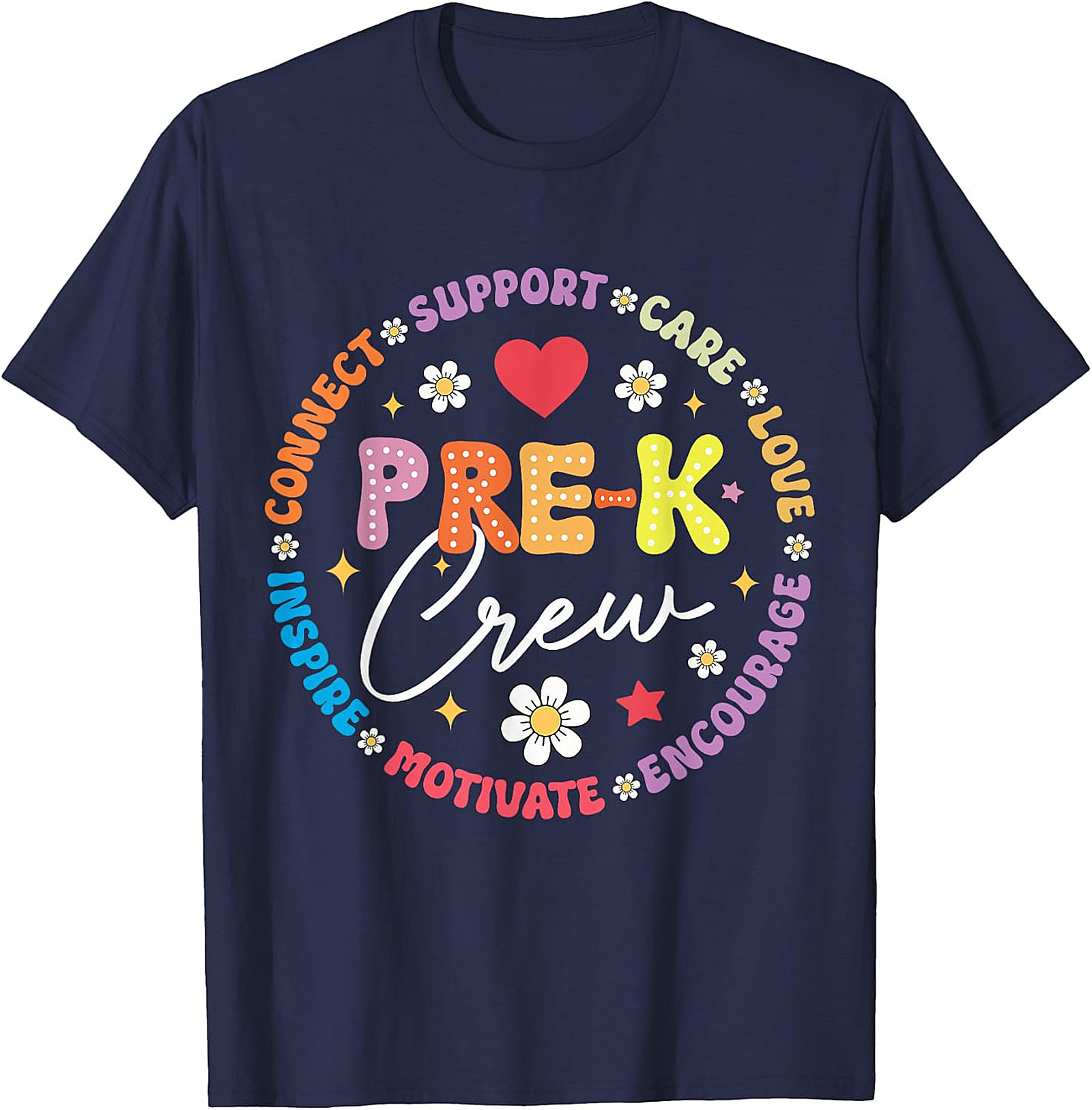 Pre-K Crew Teacher T-Shirt | Early Childhood Educator Gift