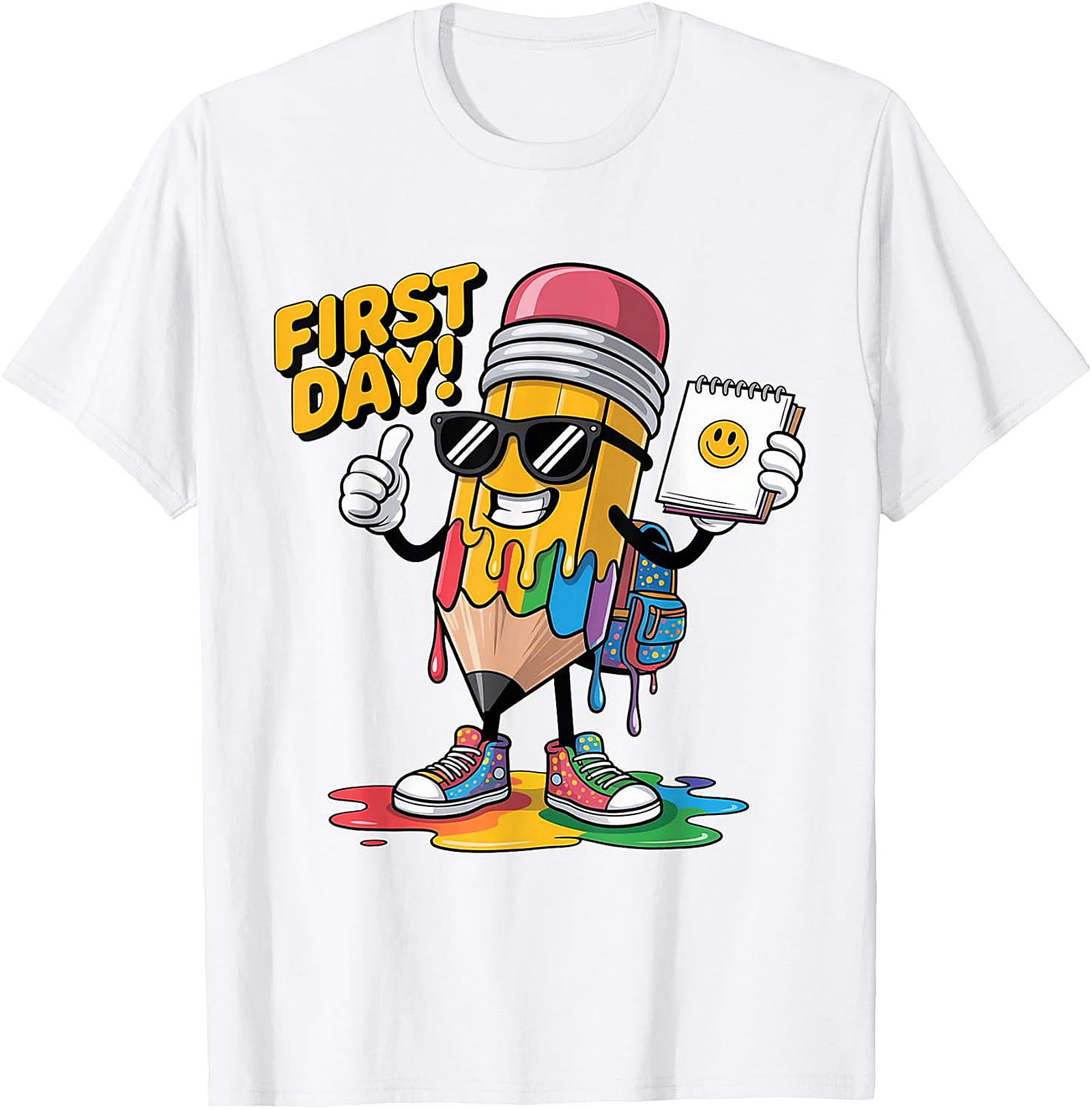 First Day of School T-Shirt | Funny Teacher Graphic Tee