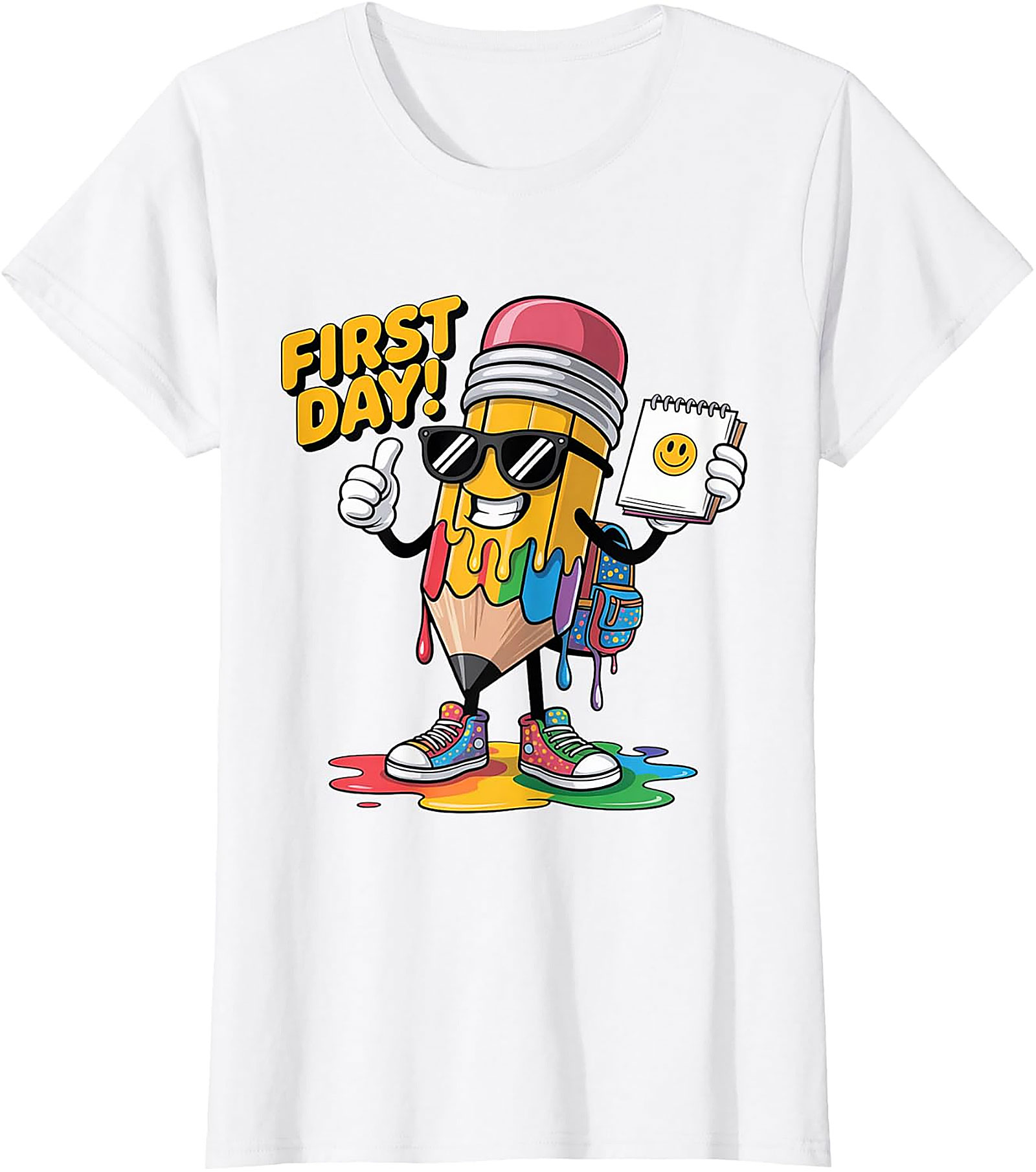 First Day of School T-Shirt | Funny Teacher Graphic Tee