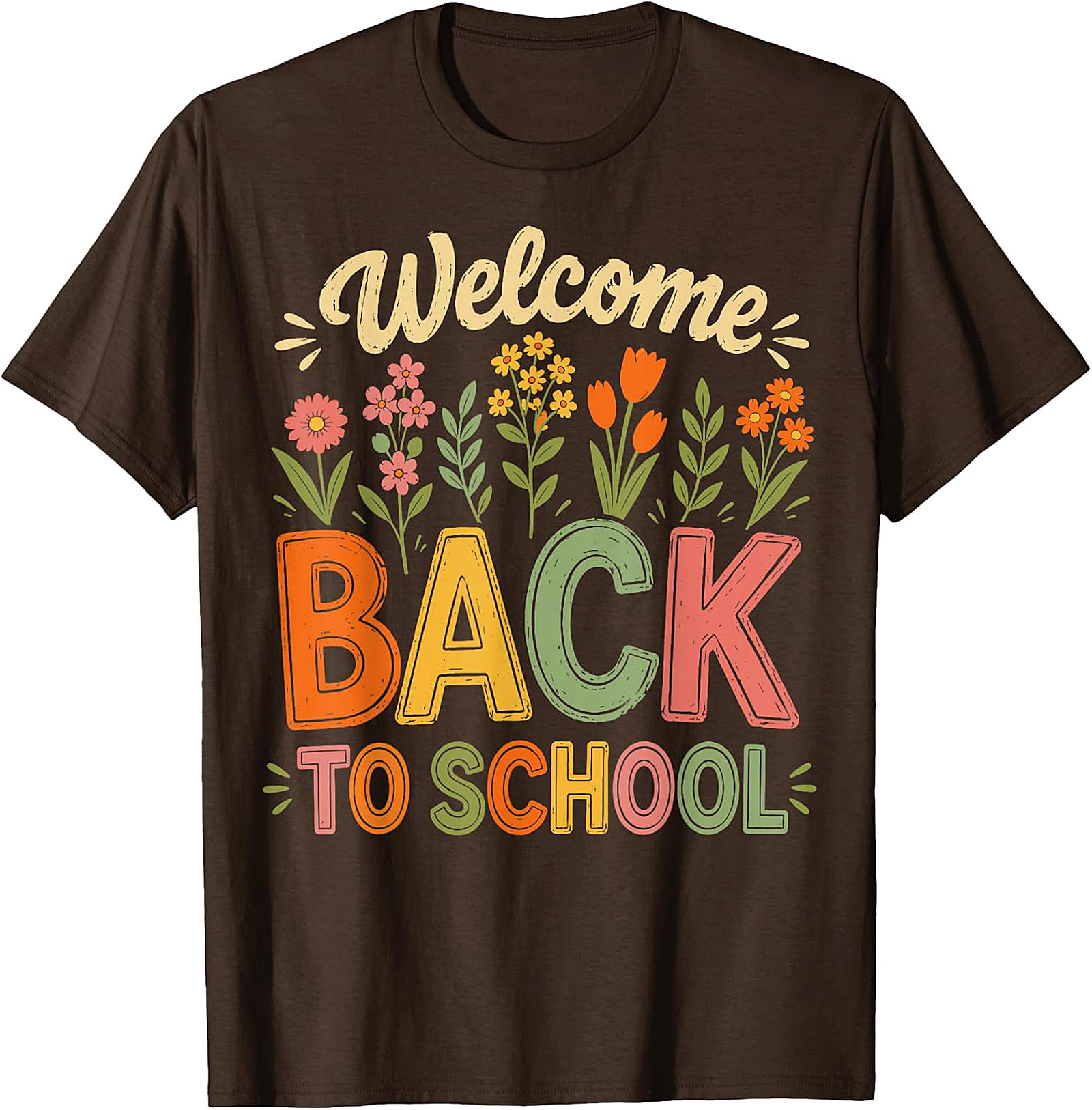 Welcome Back to School T-Shirt | Teacher Floral Tee