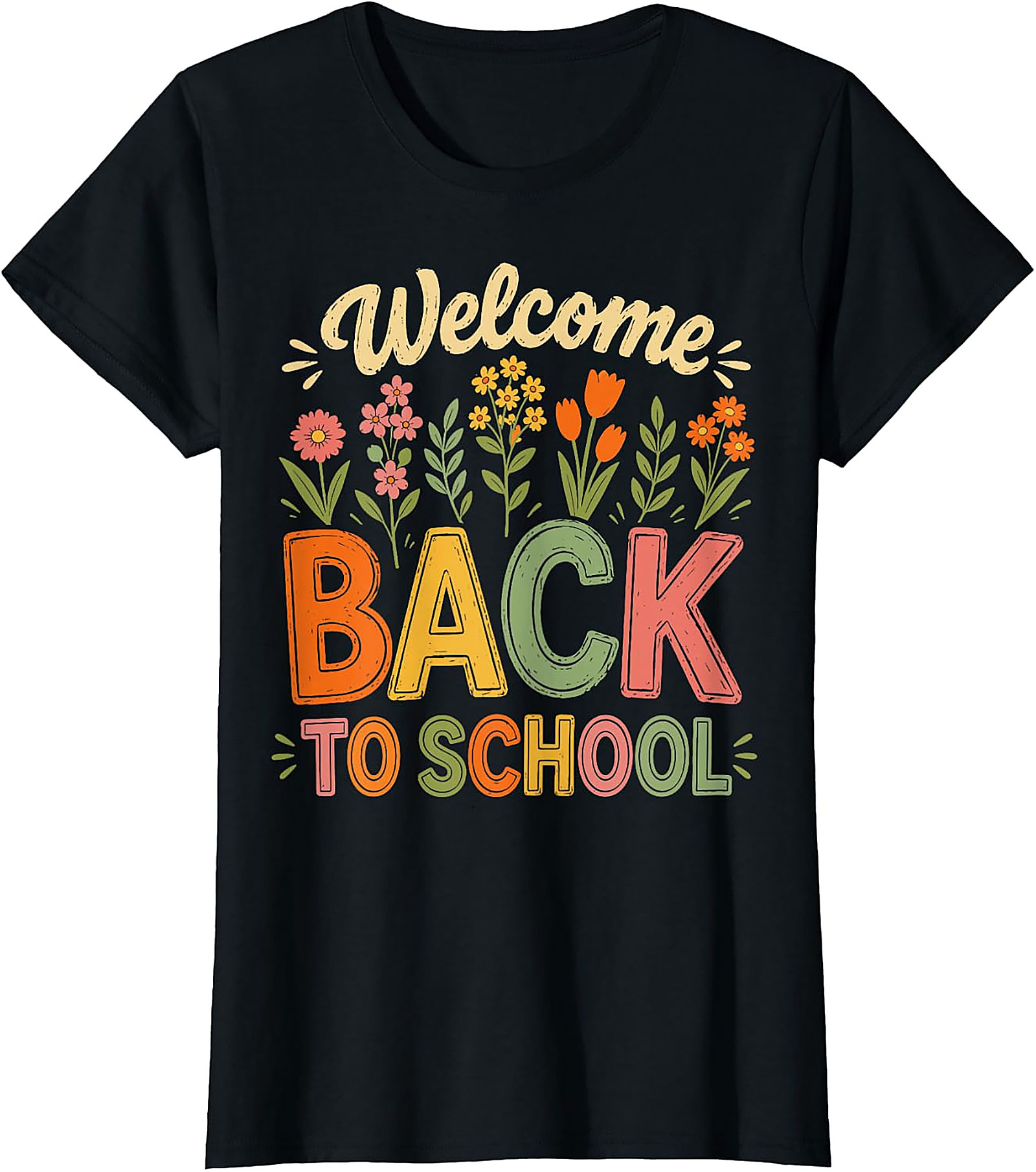Welcome Back to School T-Shirt | Teacher Floral Tee
